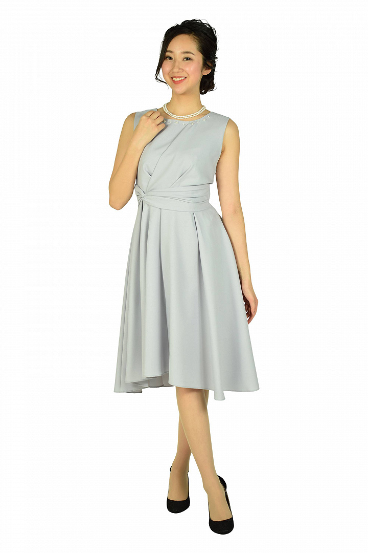 フィッシュテールアッシュパープルドレスセット