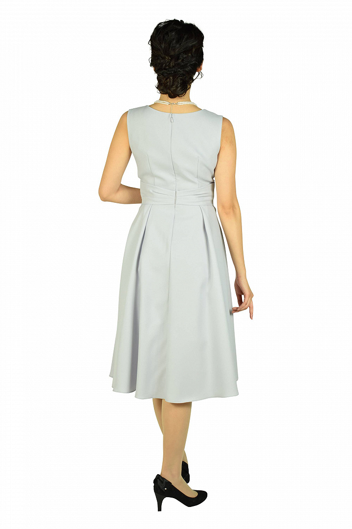 フィッシュテールアッシュパープルドレスセット