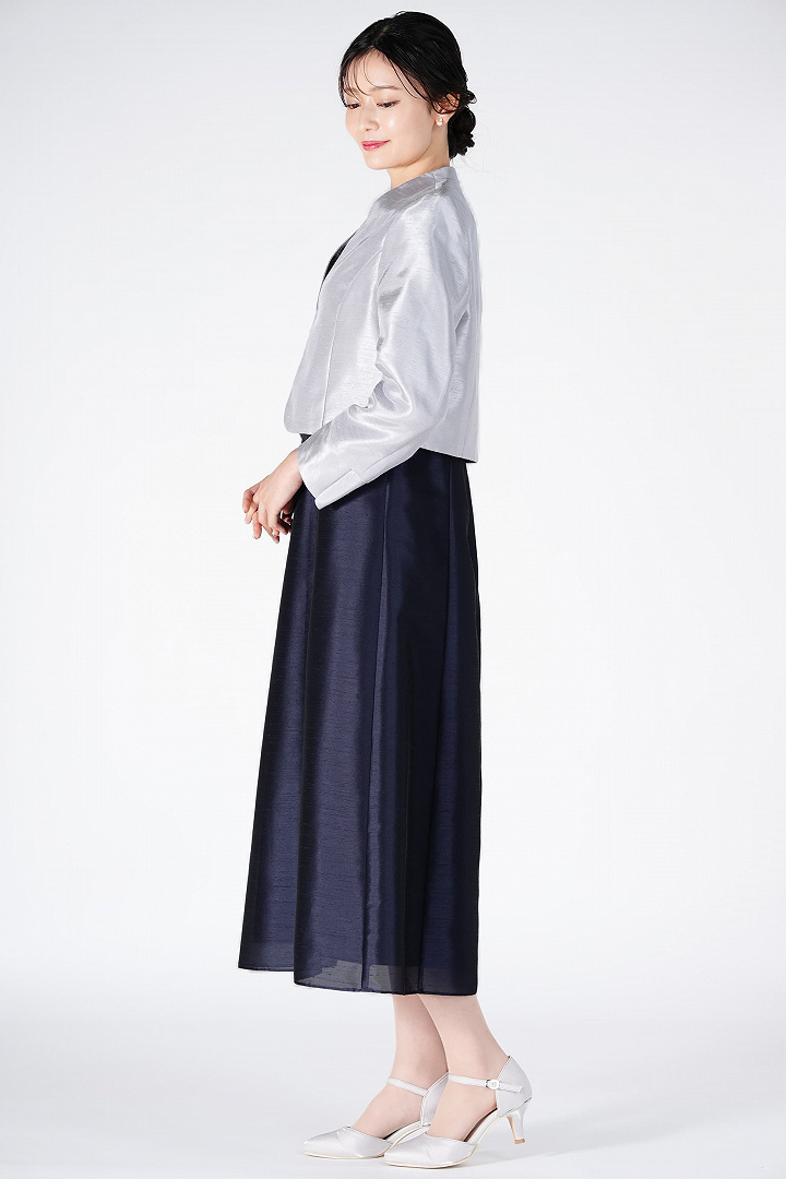 シャンタン品ありネイビードレスセット