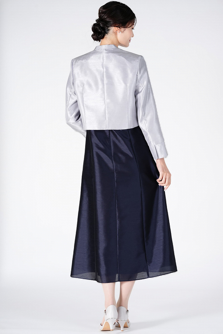 シャンタン品ありネイビードレスセット