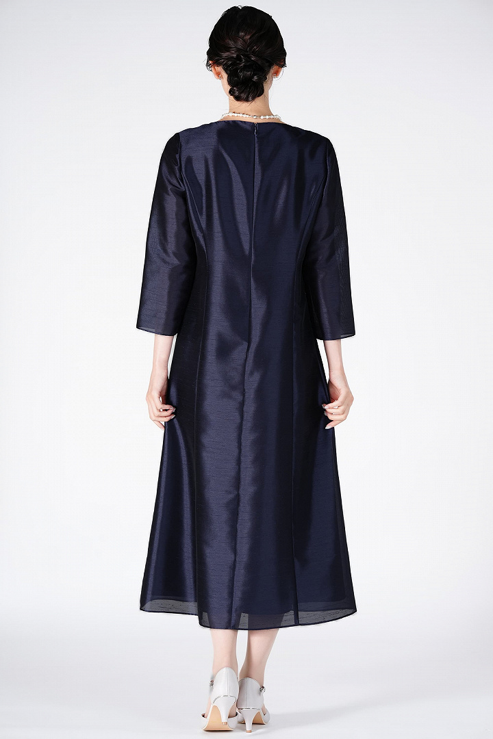 シャンタン品ありネイビードレスセット