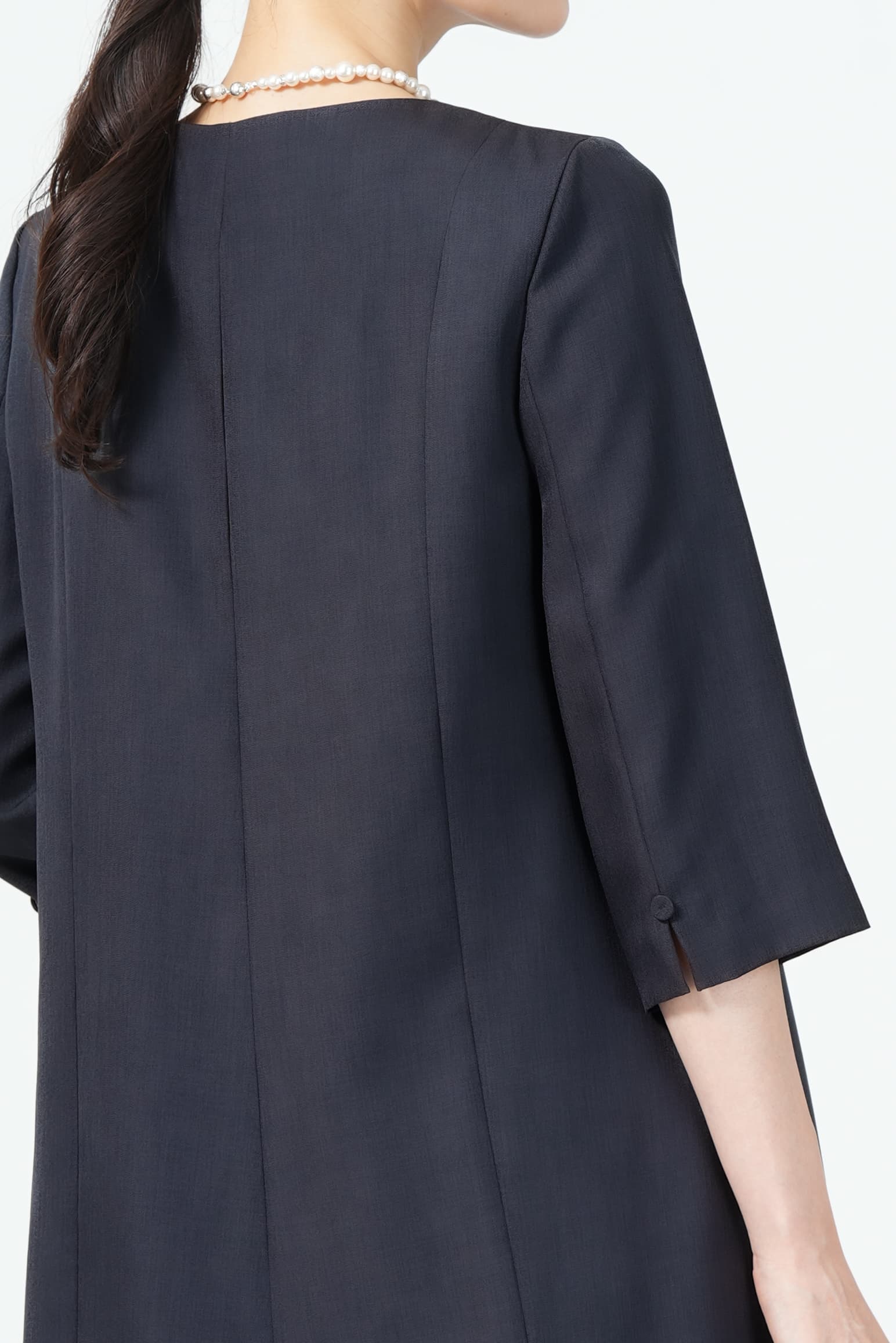 ナチュラルフレアネイビードレスセット