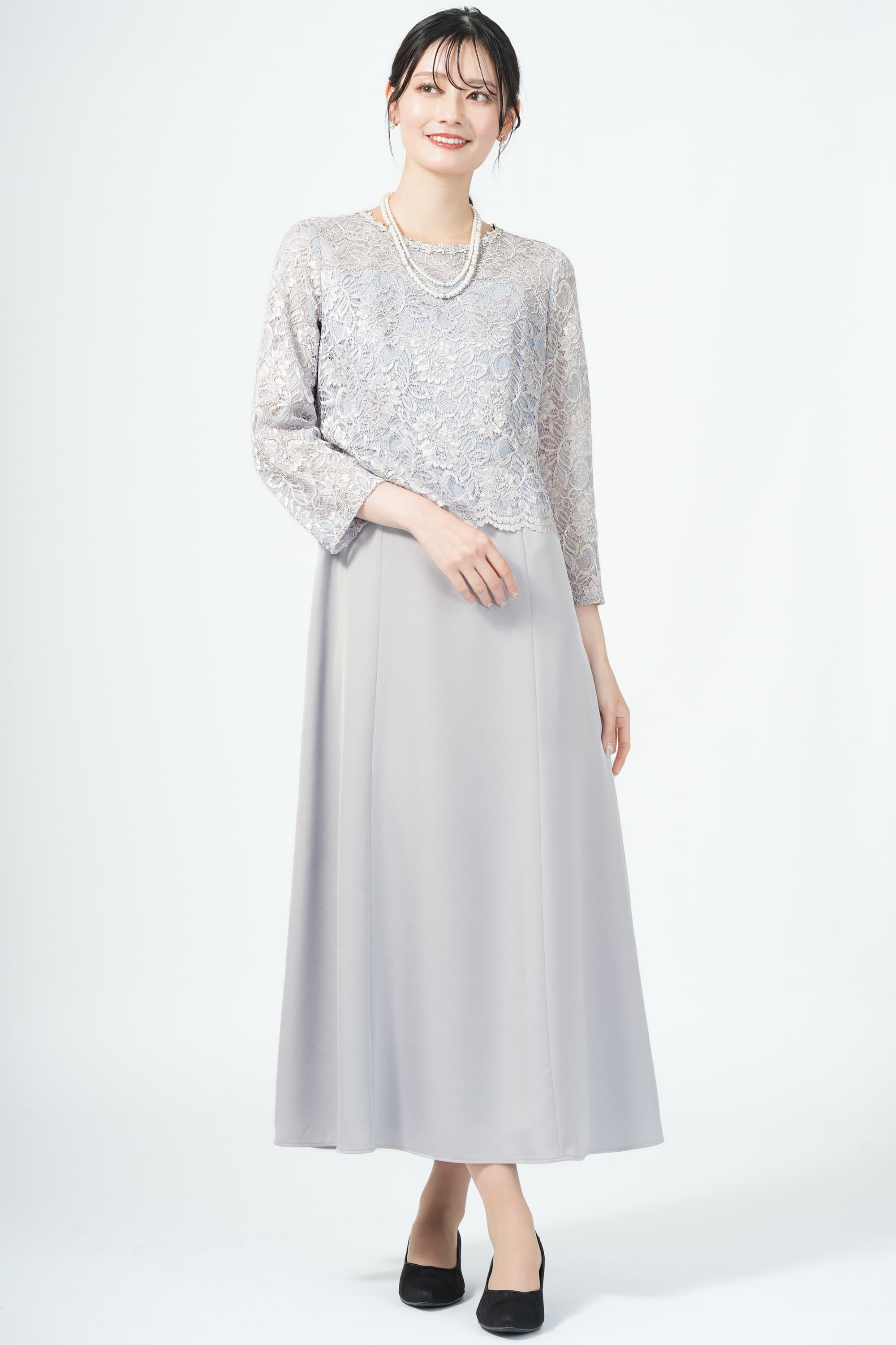 Apploberry 東京ソワール レースドッキング品ありブルードレスセット