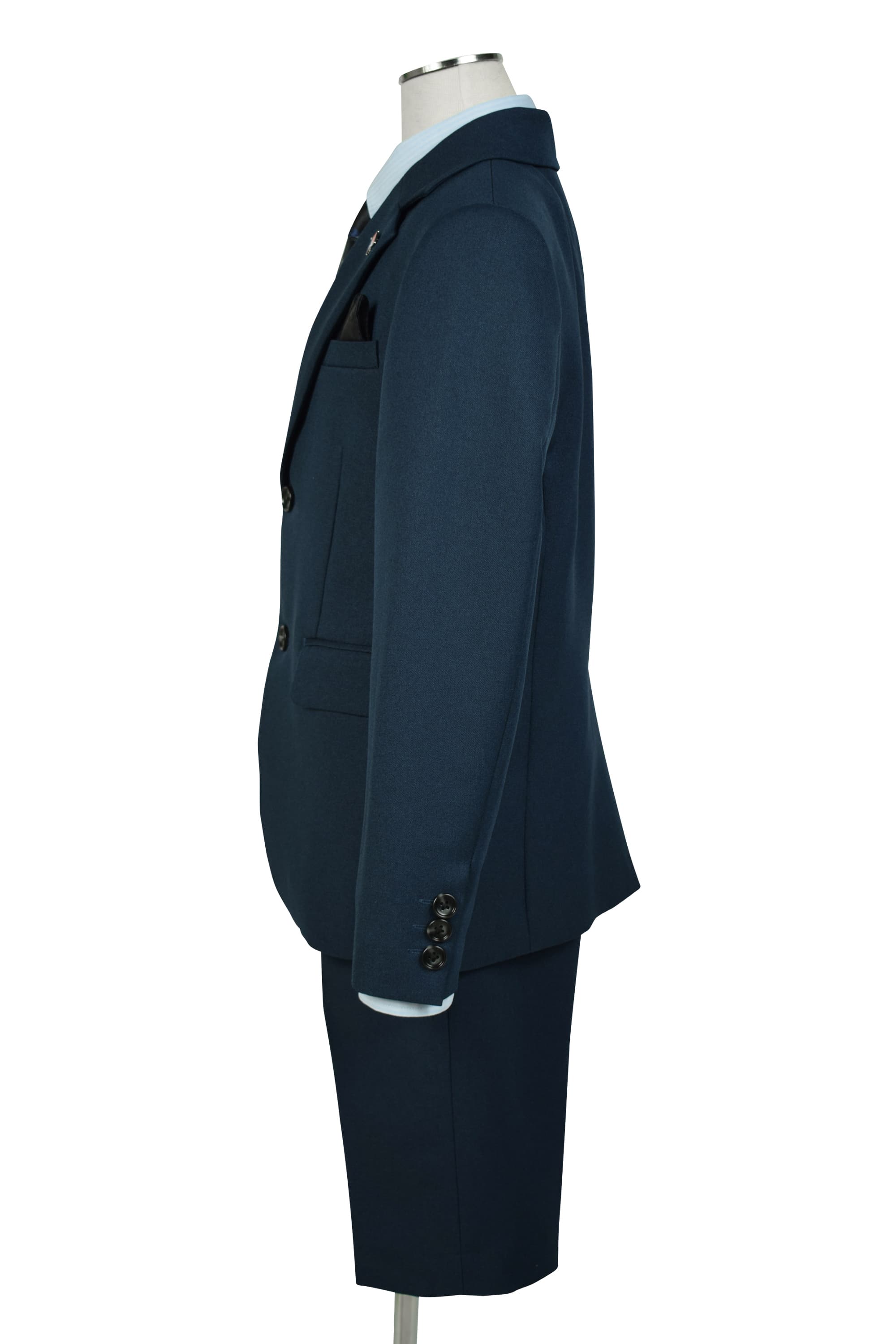 レジメンタルタイネイビースーツセット