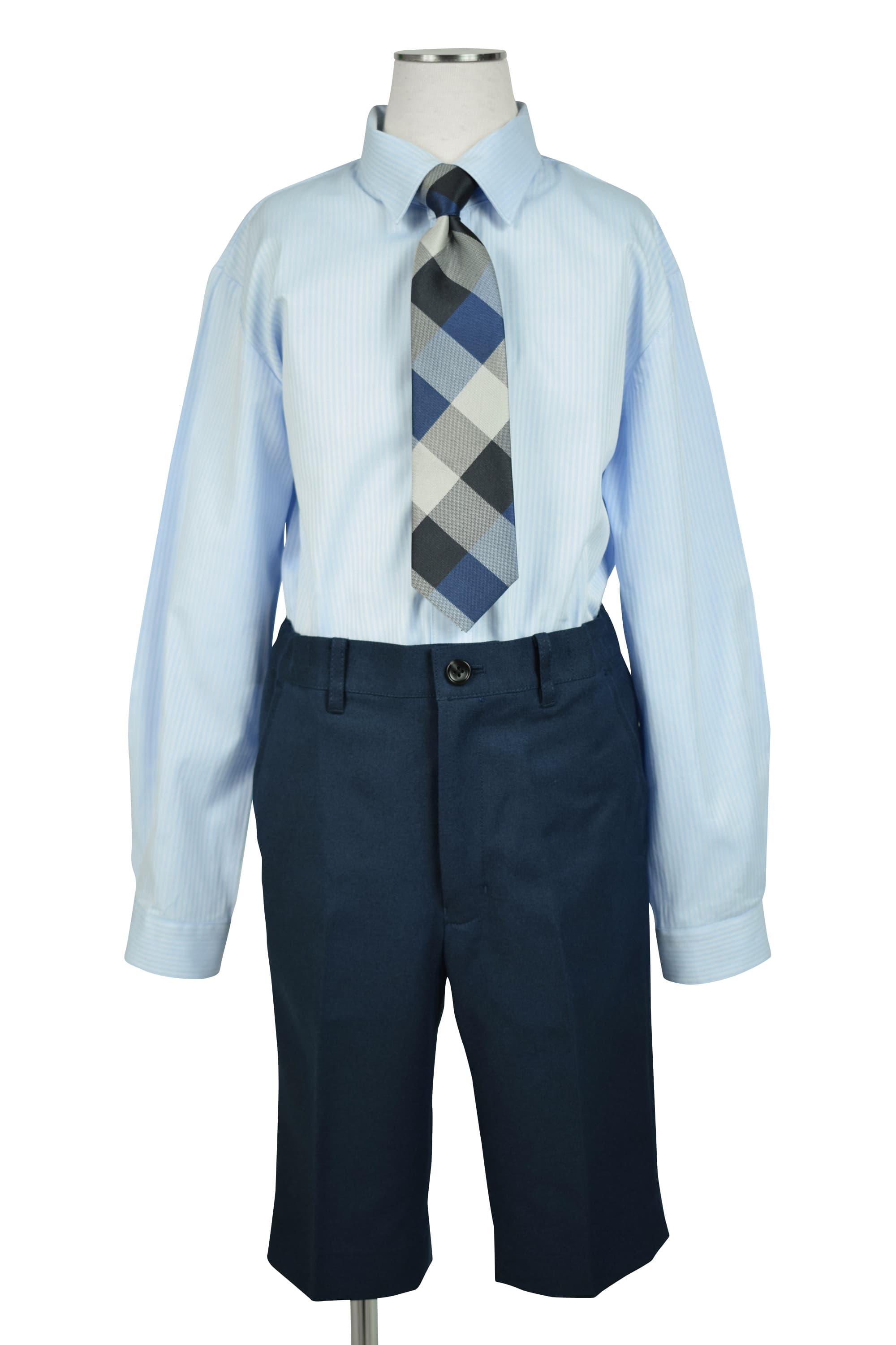 レジメンタルタイネイビースーツセット