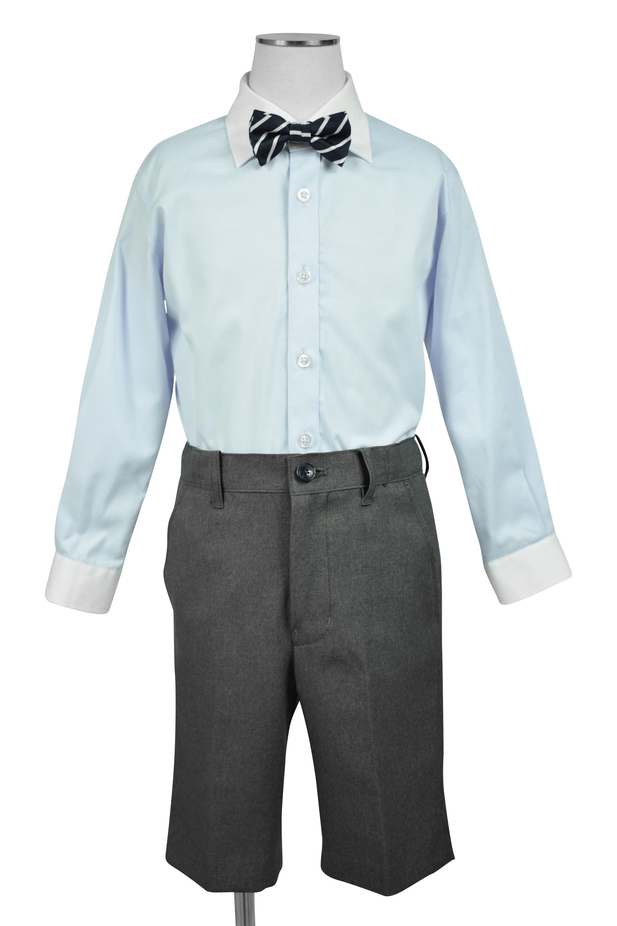 ELLE en noir グレイッシュ蝶ネクタイスーツセット (110cm) をレンタル