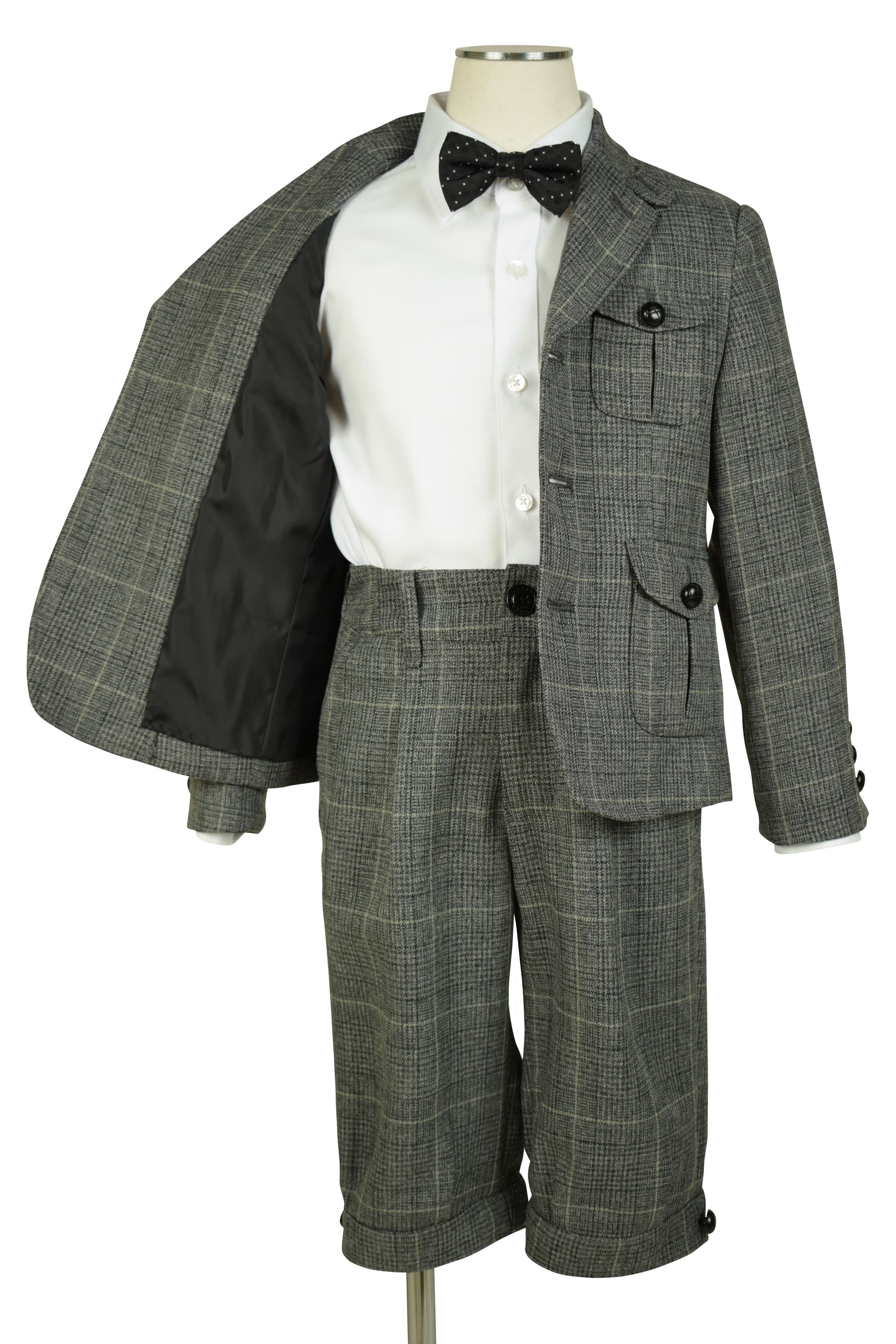 ニッカボッカーズチェックスーツセット