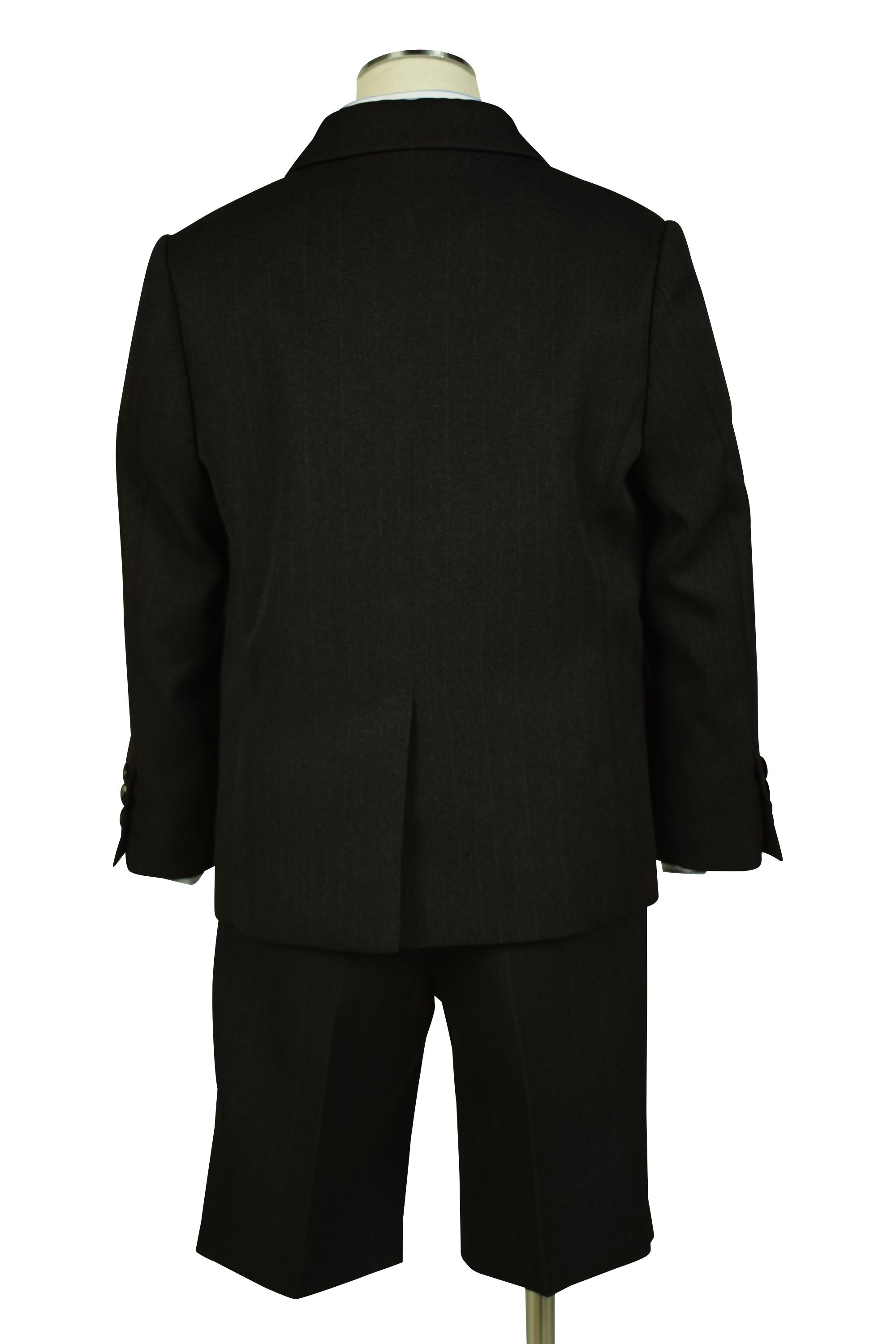 ストライプブラック蝶ネクタイスーツセット