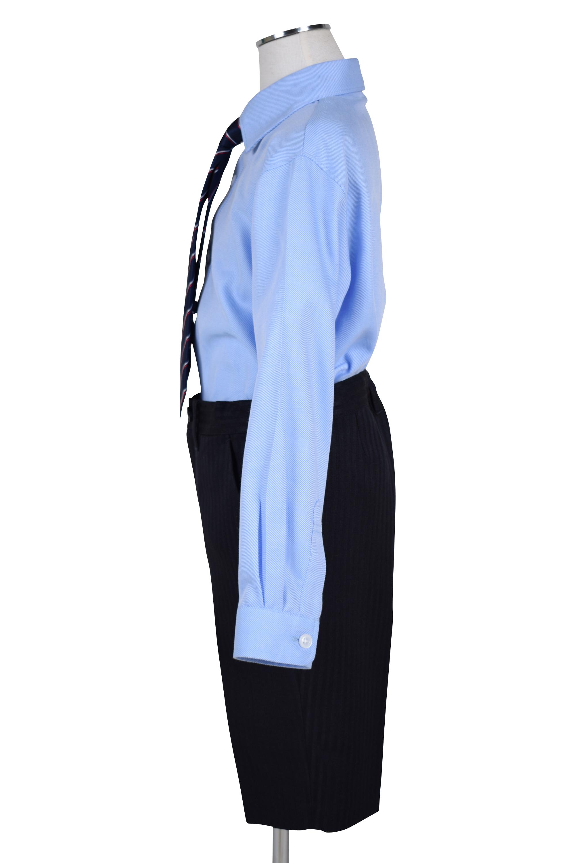 ヘリ―ボーン×レジメンタルネクタイ濃紺スーツセット