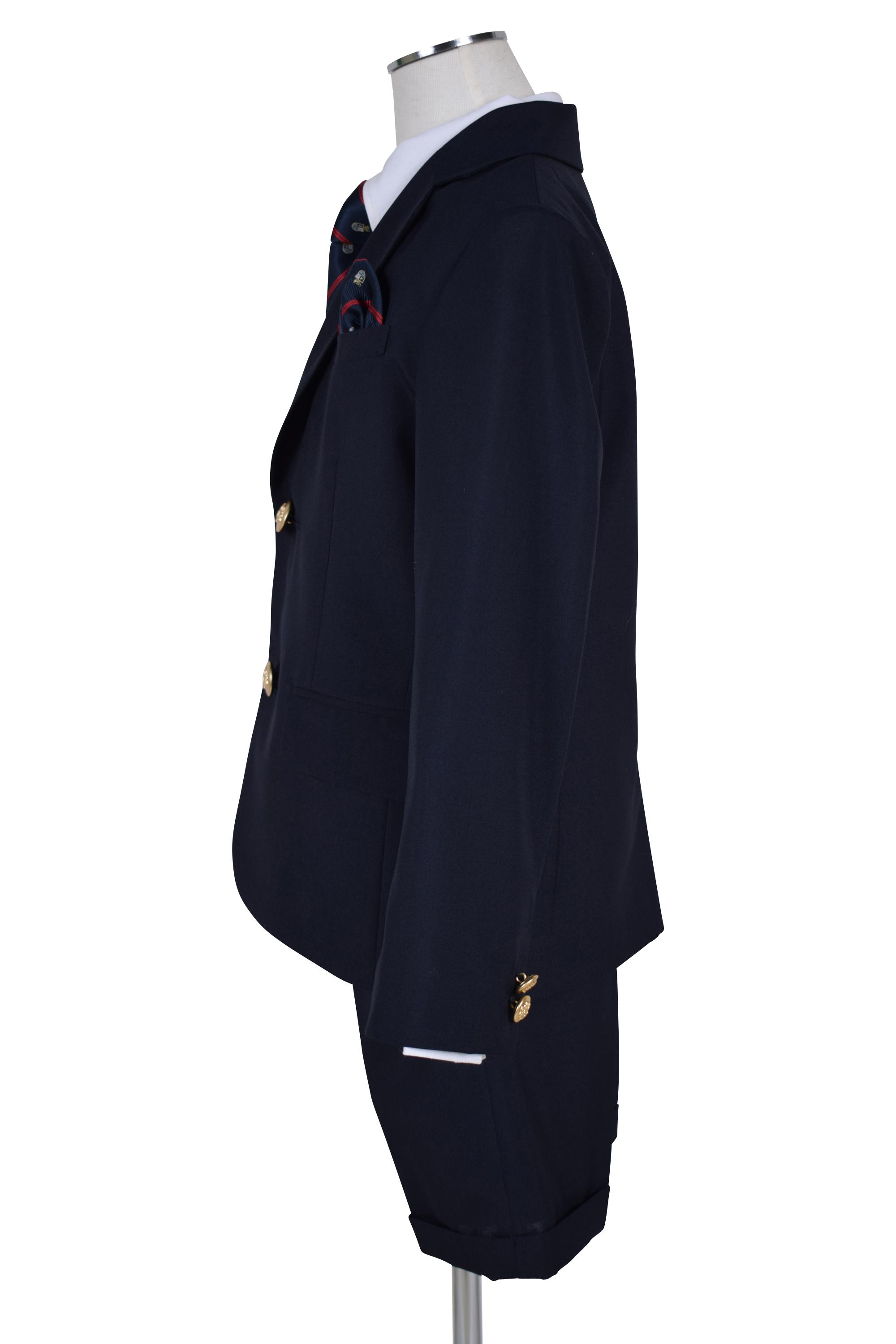 濃紺ブレザー×パンツスーツセット