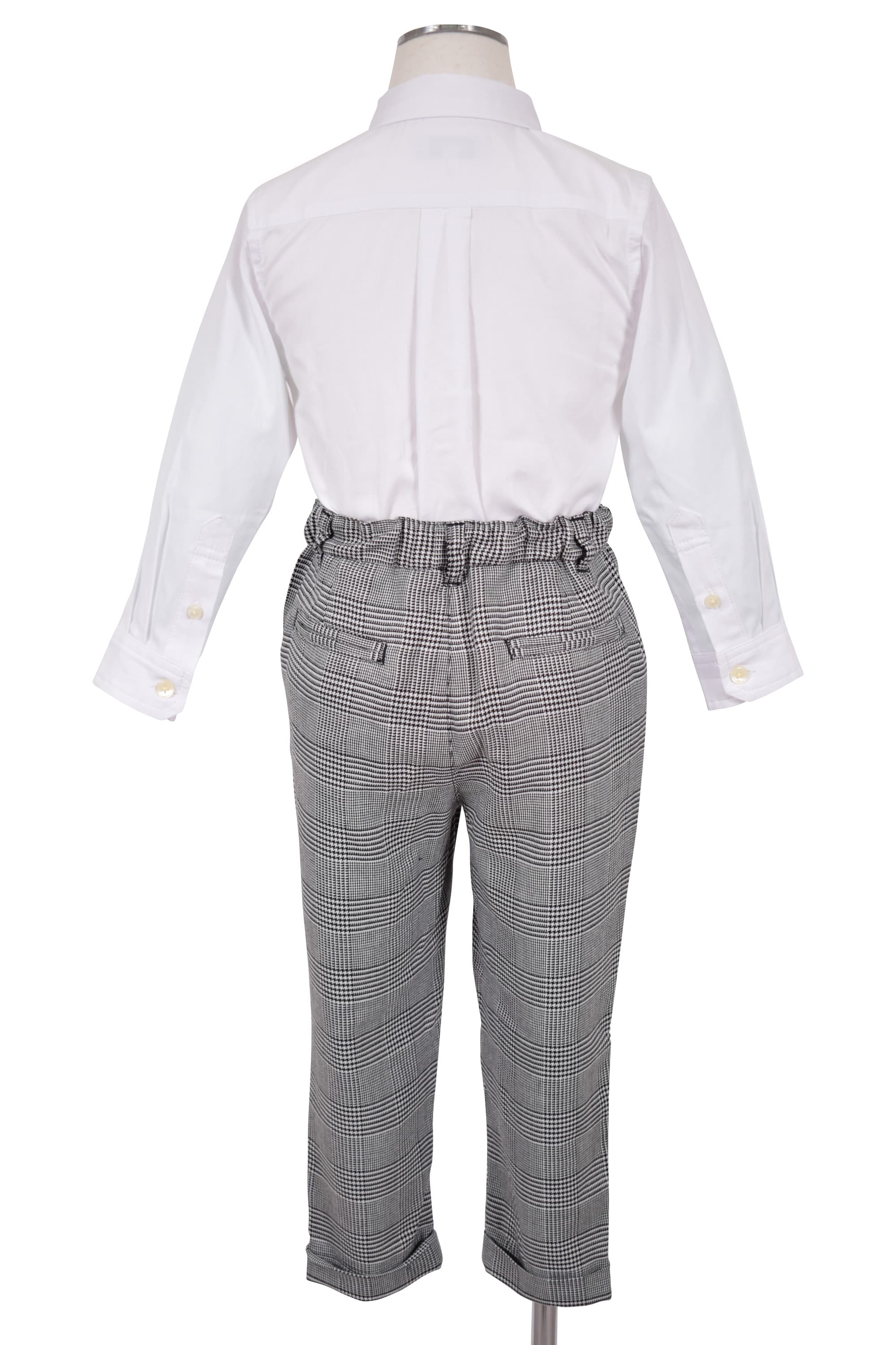 グレンチェック柄スーツセット