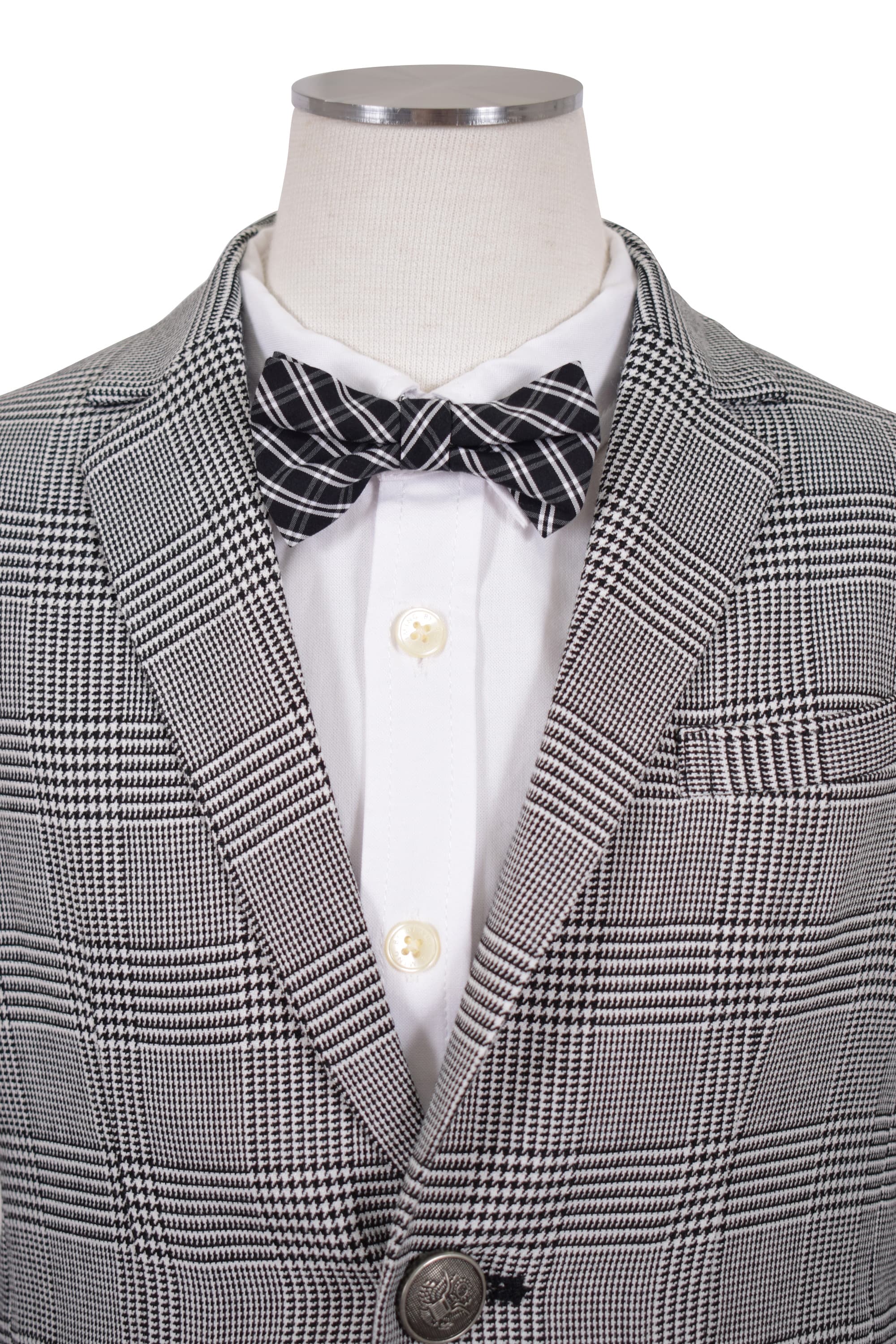 グレンチェック柄スーツセット