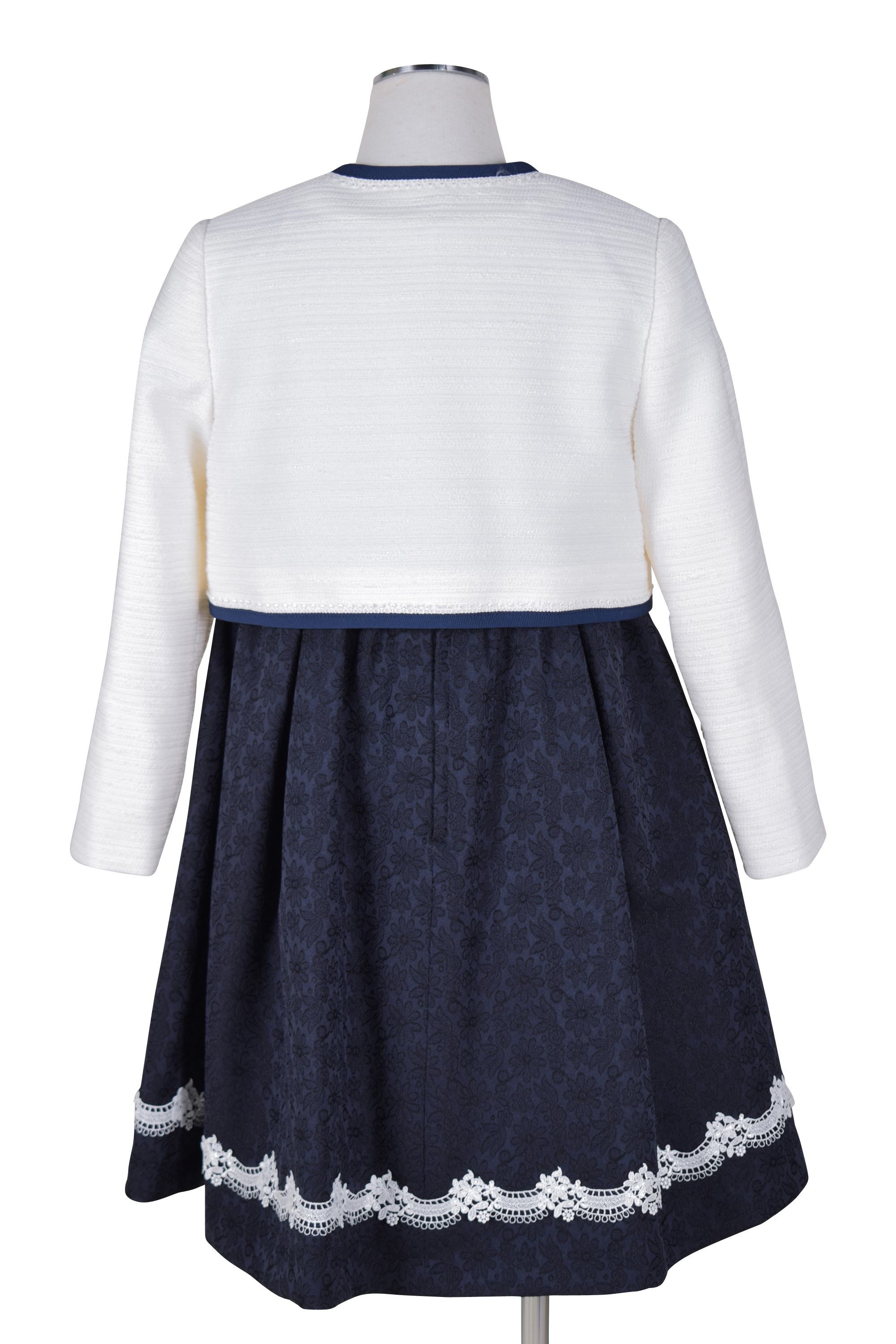 清楚ネイビー×ホワイトワンピースセット