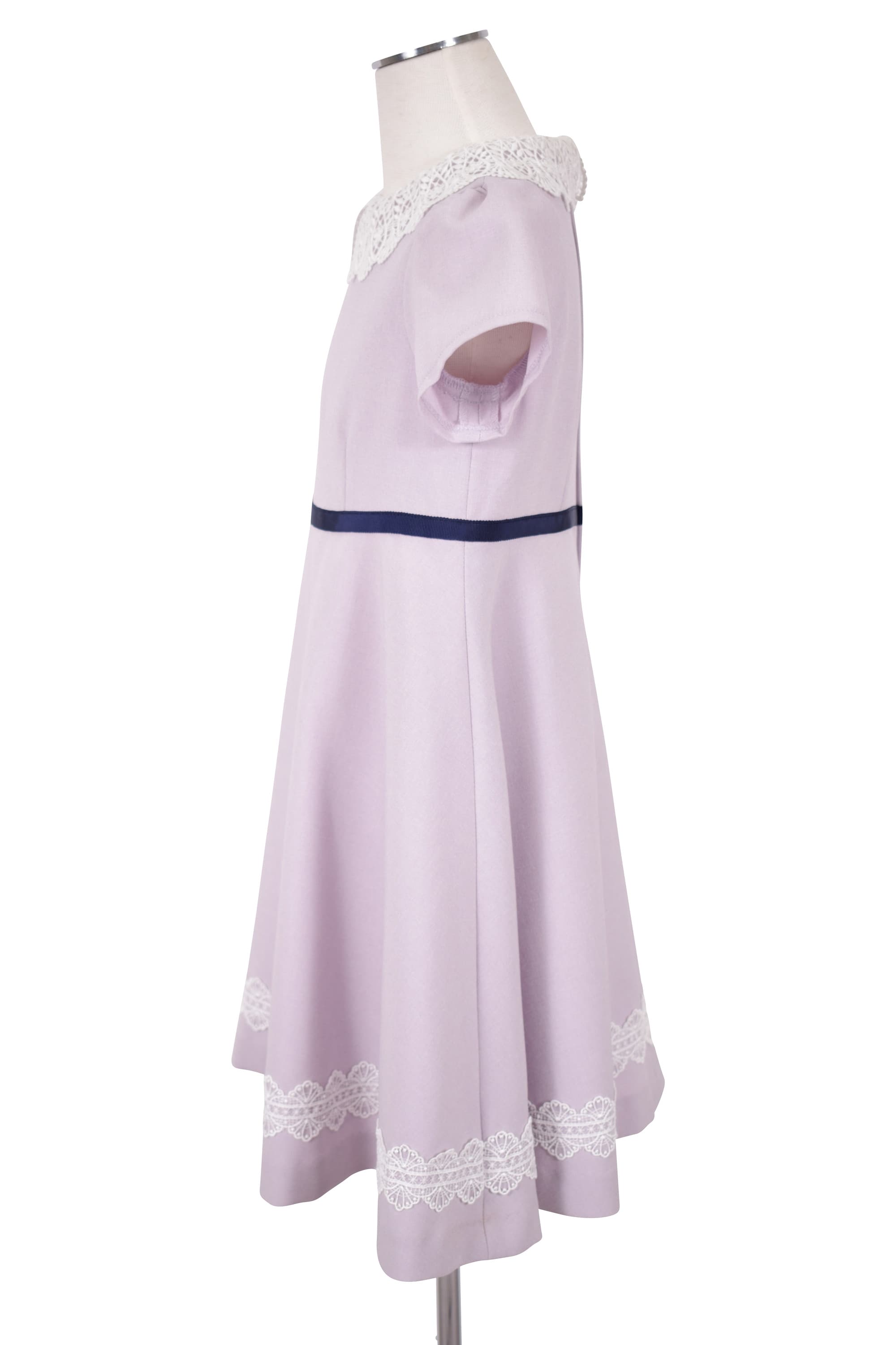 レース襟付きタイプライターワンピース | AtoTA（アトタ） katie