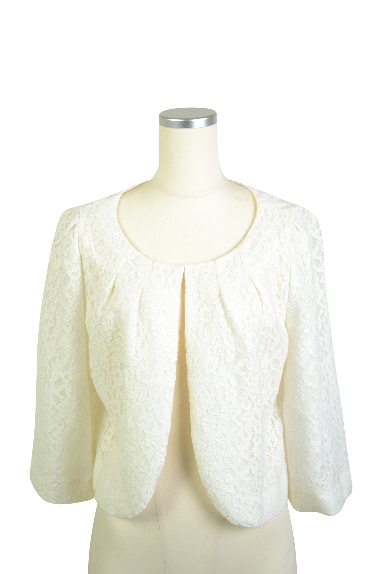 アイボリーレースボレロジャケット