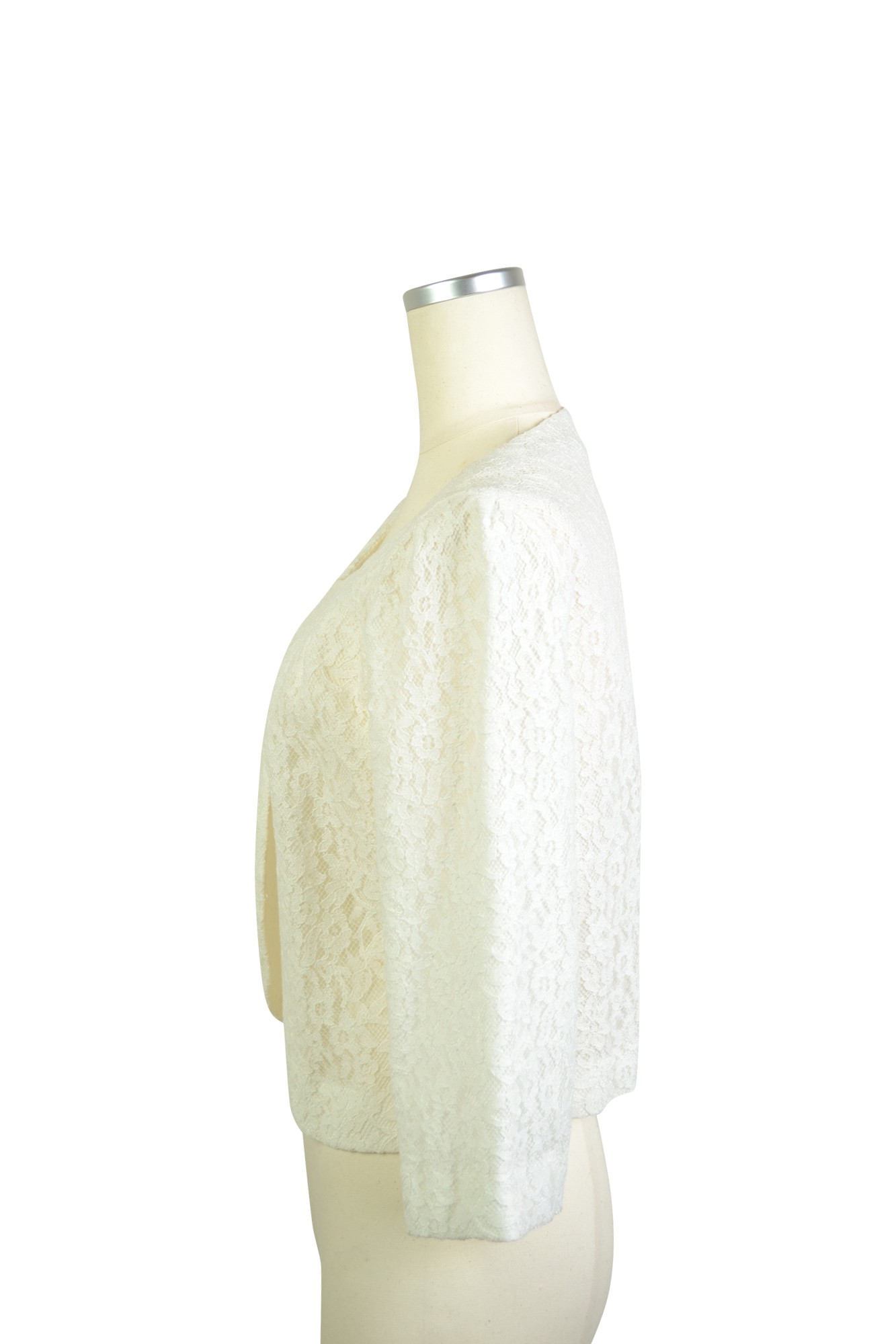 アイボリーレースボレロジャケット