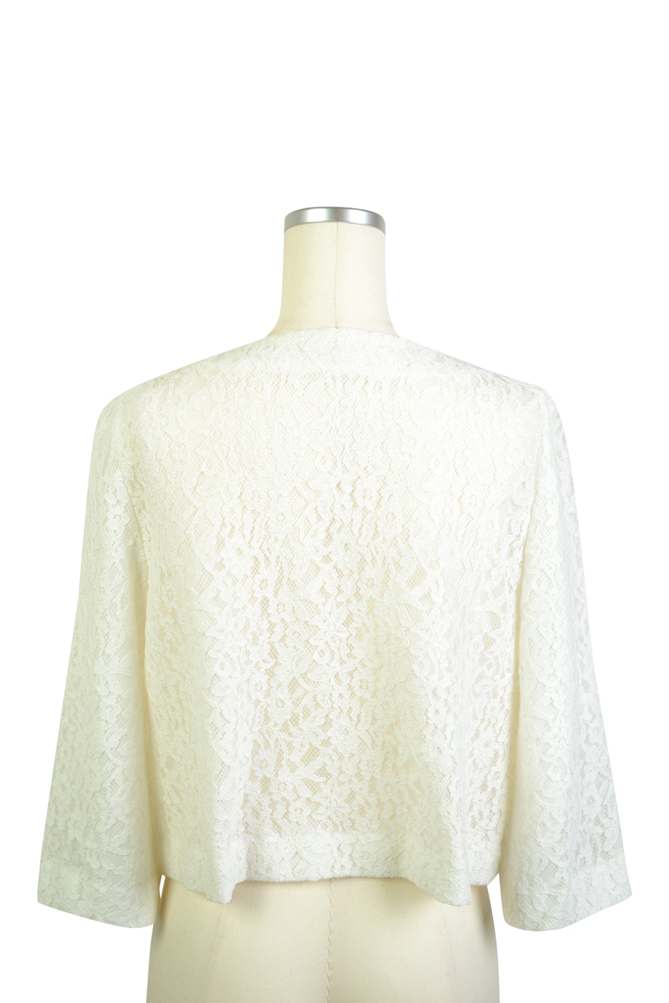 アイボリーレースボレロジャケット