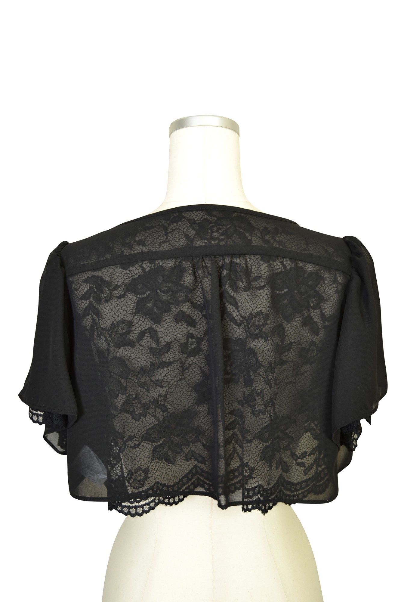 フェミニンレースブラックボレロ