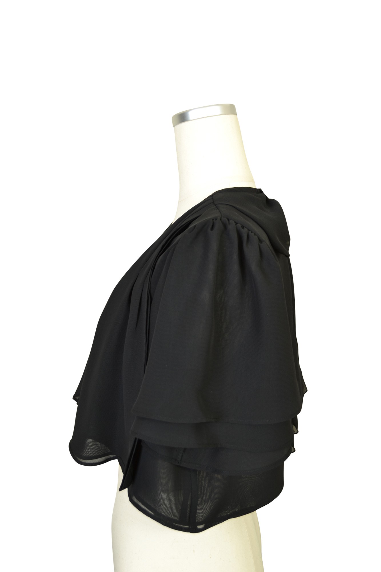 リボンモチーフブラックボレロ