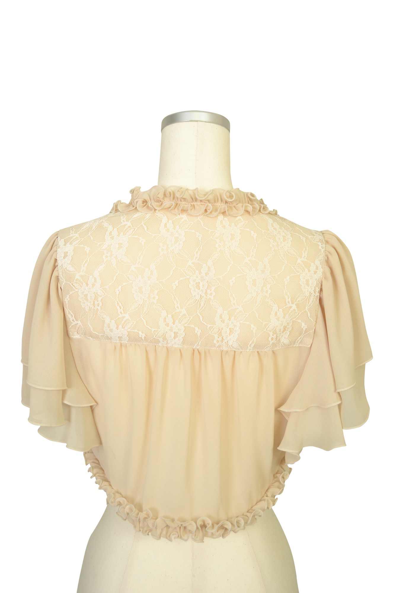 ベージュフレアボレロ