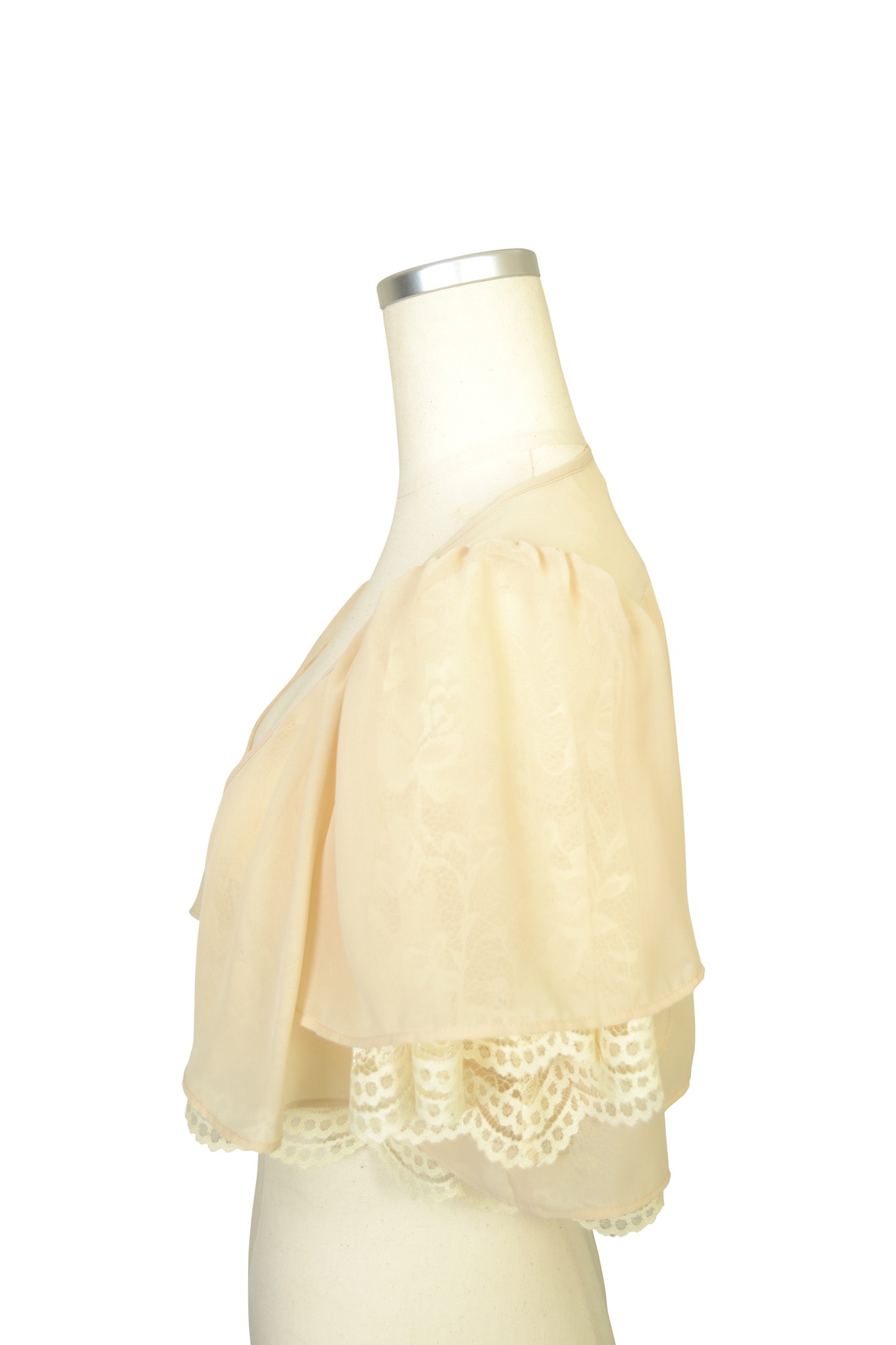 フェミニンレースアイボリーボレロ