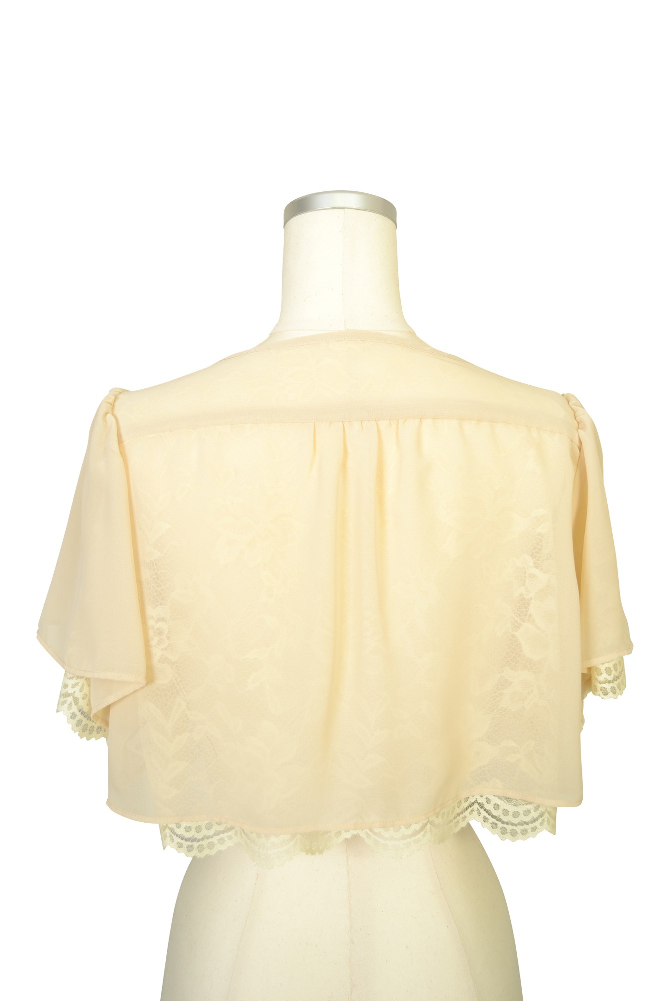 フェミニンレースアイボリーボレロ