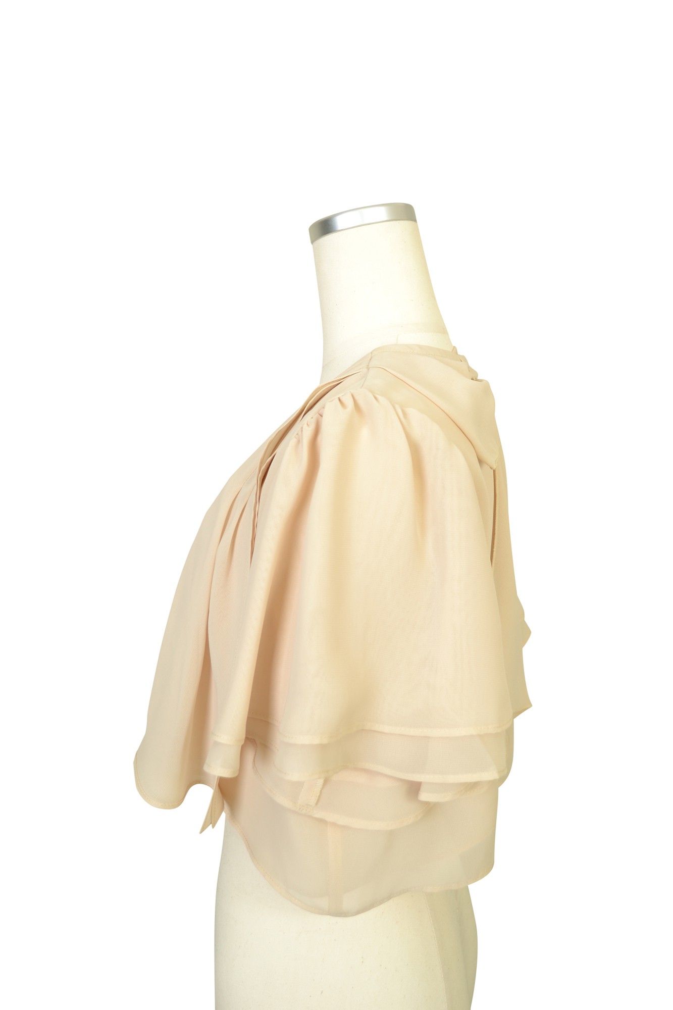 リボンモチーフアイボリーボレロ