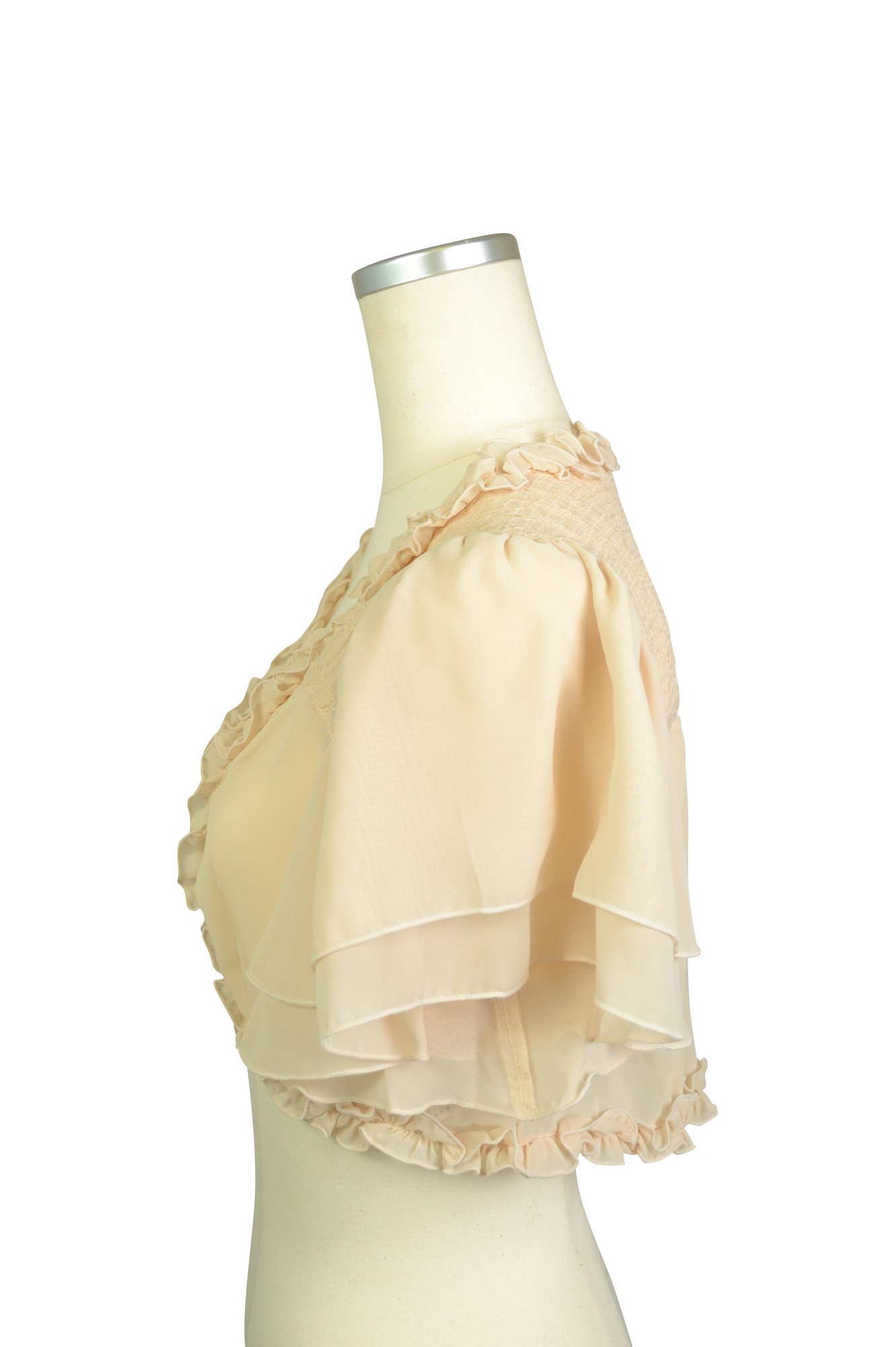 フレアアイボリーボレロ