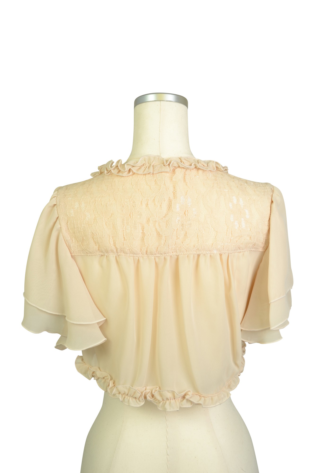 フレアアイボリーボレロ