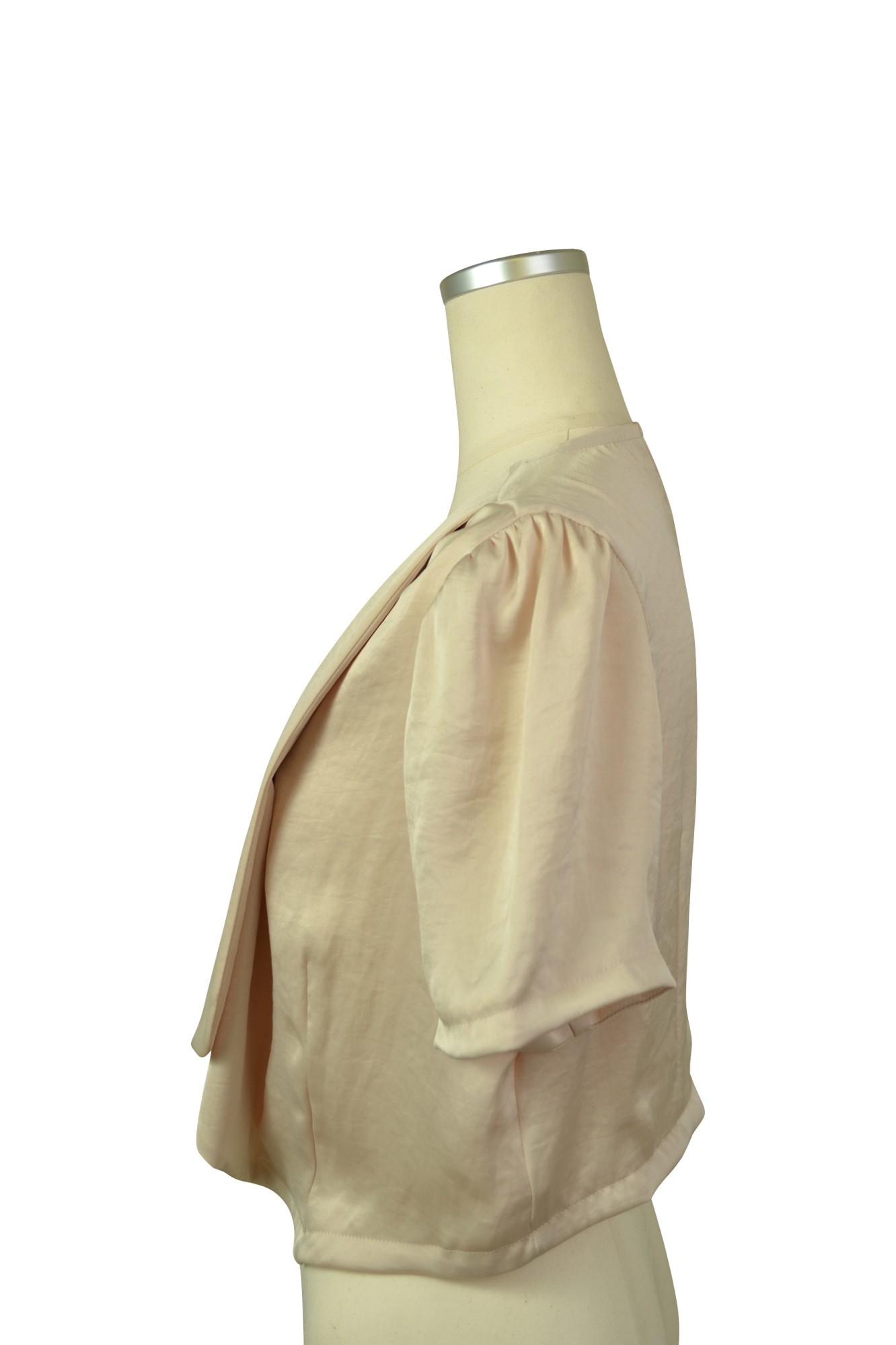 ジャケット風アイボリーボレロ