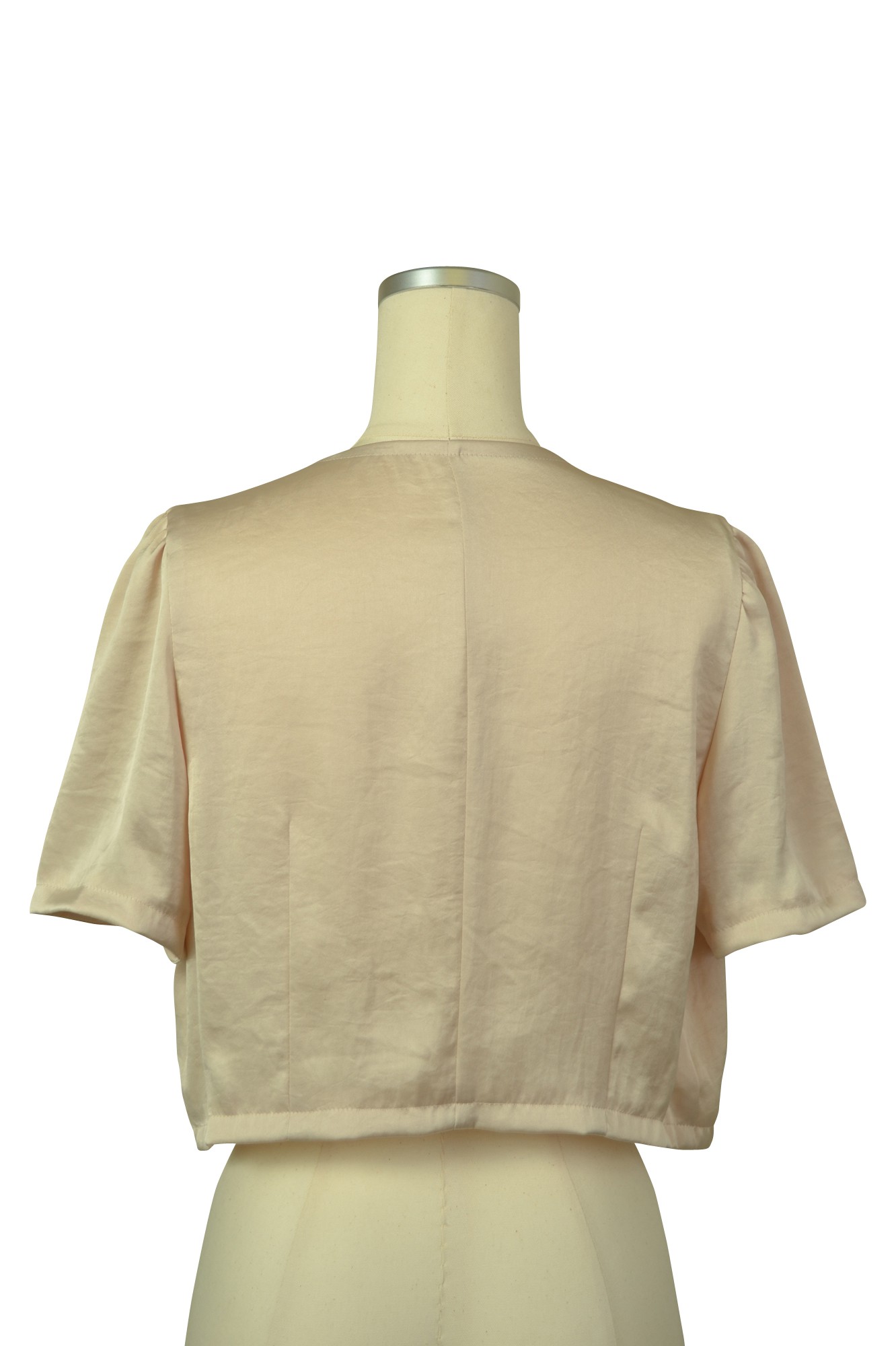 ジャケット風アイボリーボレロ