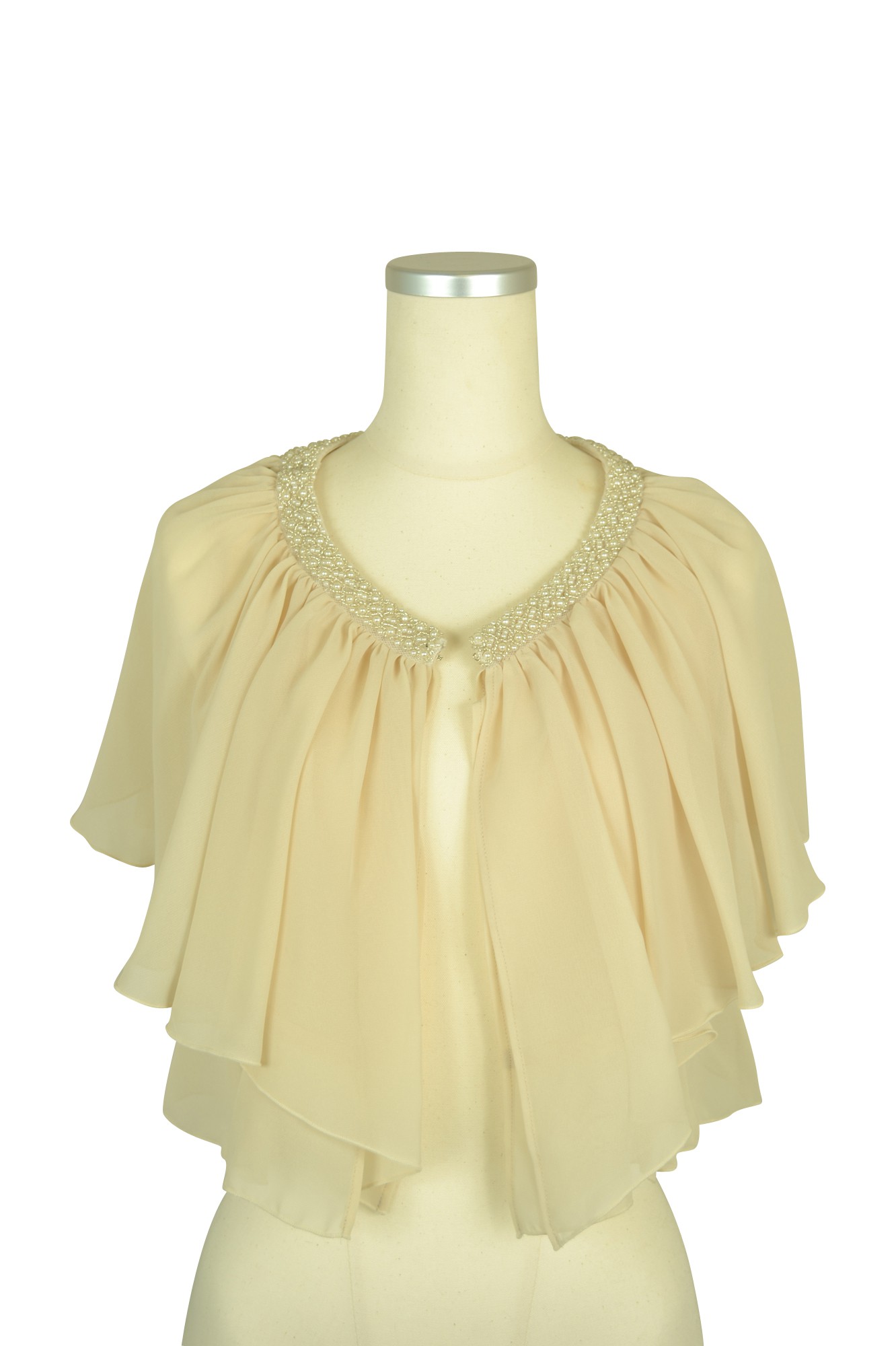 アイボリーフレアビジュボレロ