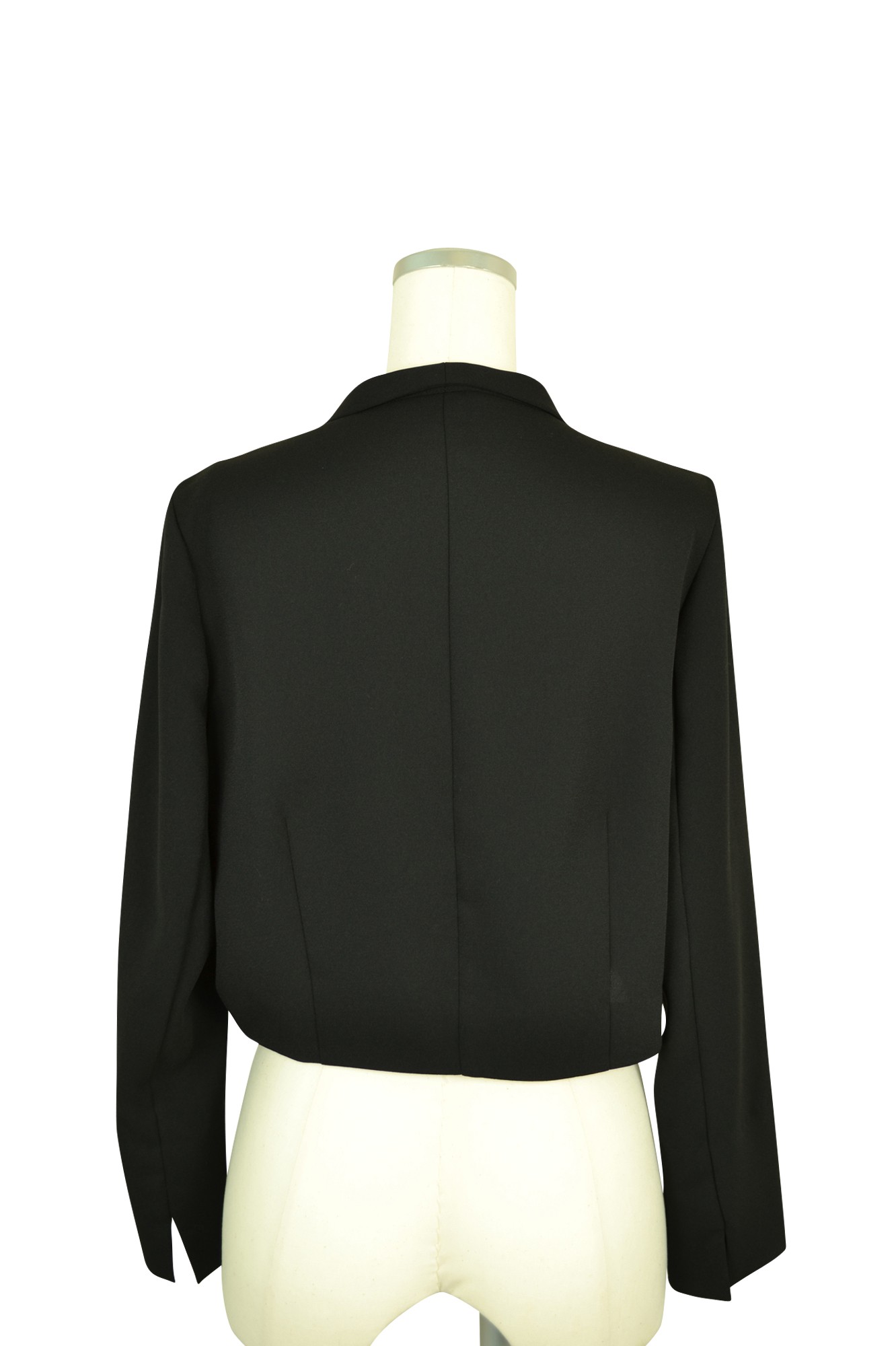 着流しボレロジャケットブラック