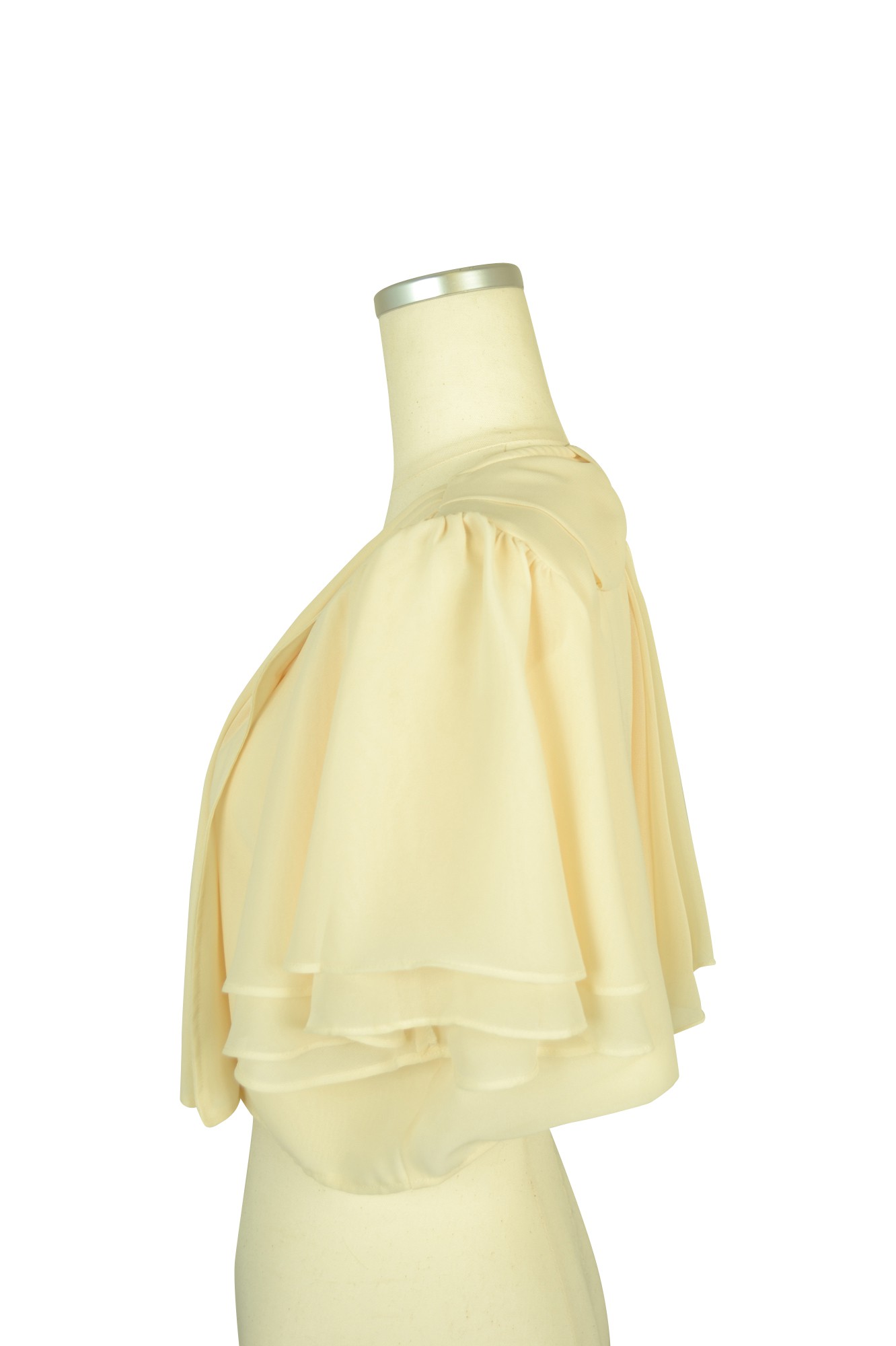 リボンモチーフライトアイボリーボレロ