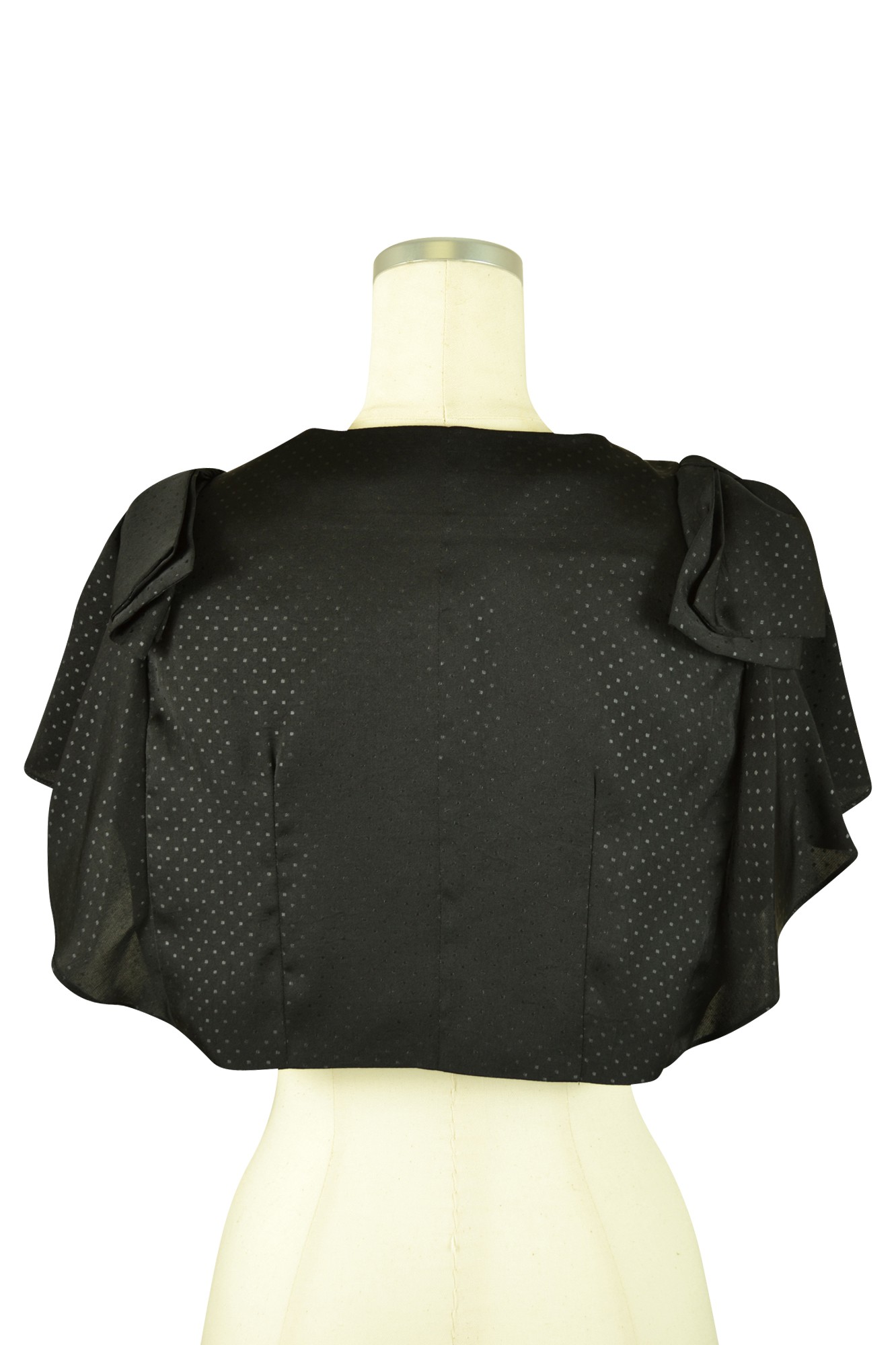 ドットリボンブラックボレロ