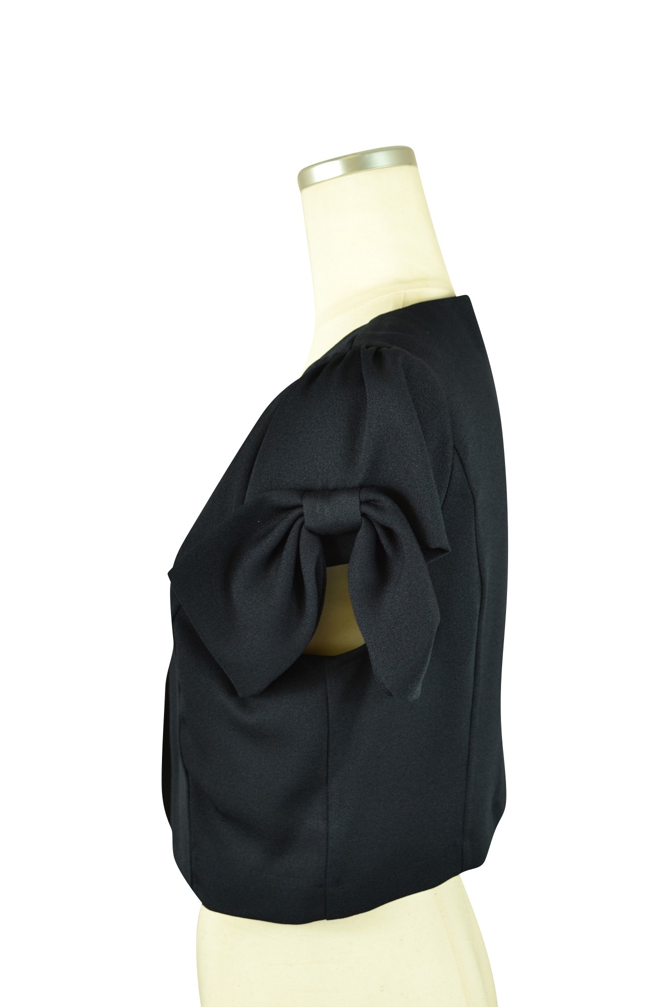 上品リボンネイビーボレロ