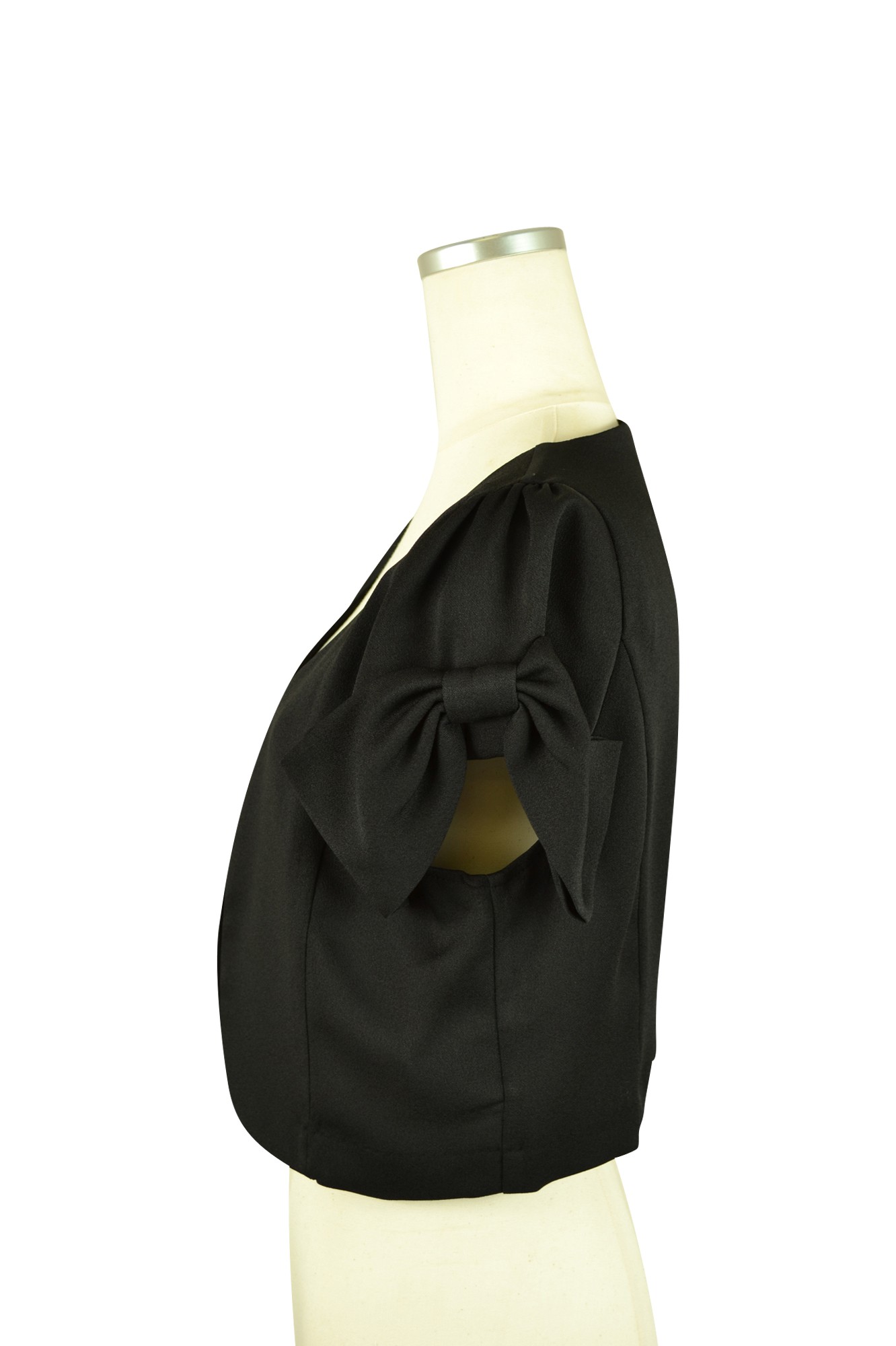 上品リボンブラックボレロ