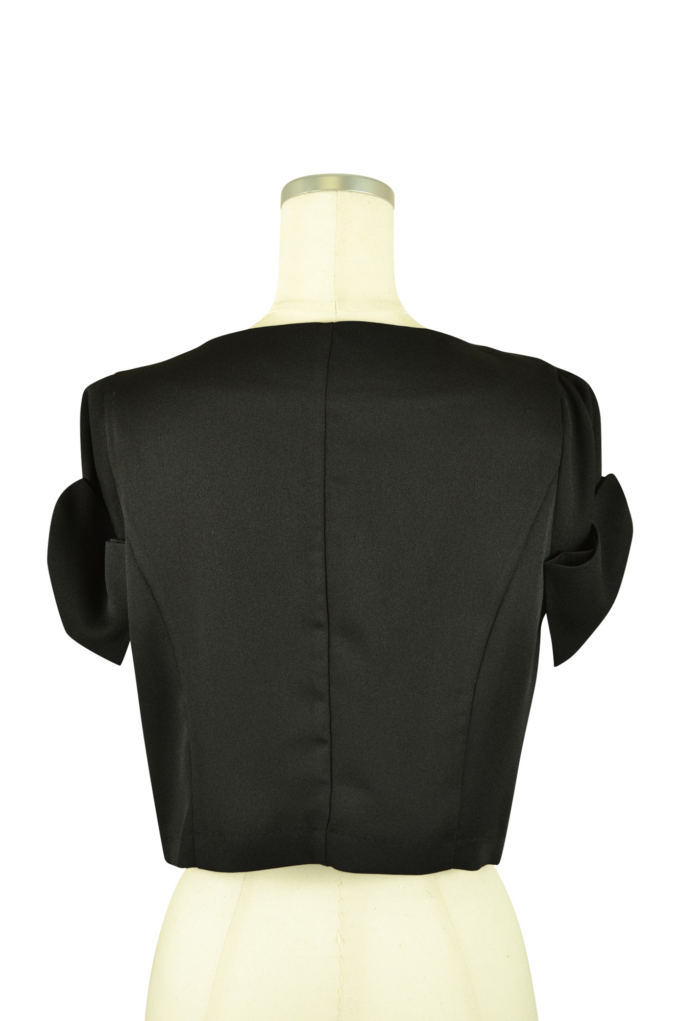 上品リボンブラックボレロ