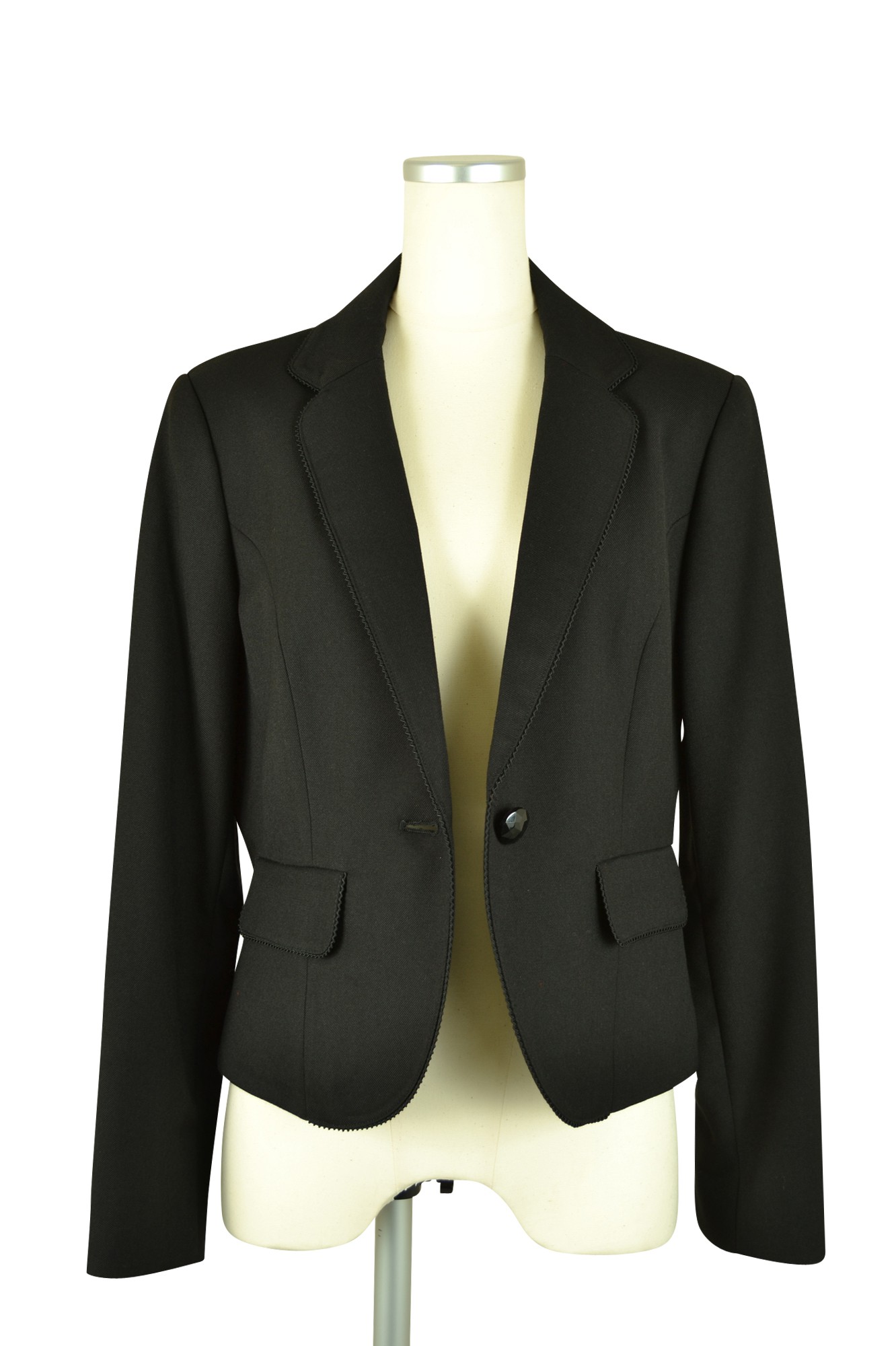 ブラックテーラー長袖ジャケット