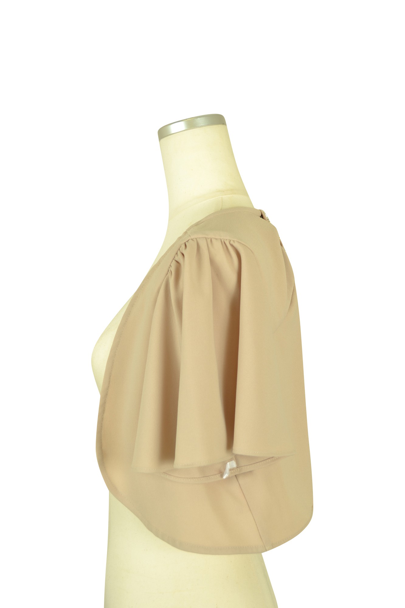 ジョーゼットベージュバックリボンボレロ