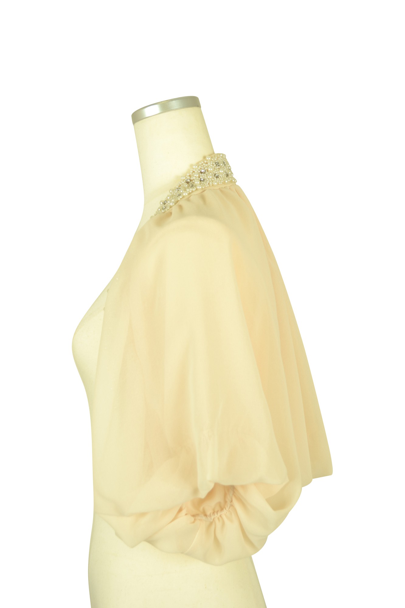 パールビジュアイボリーボレロ