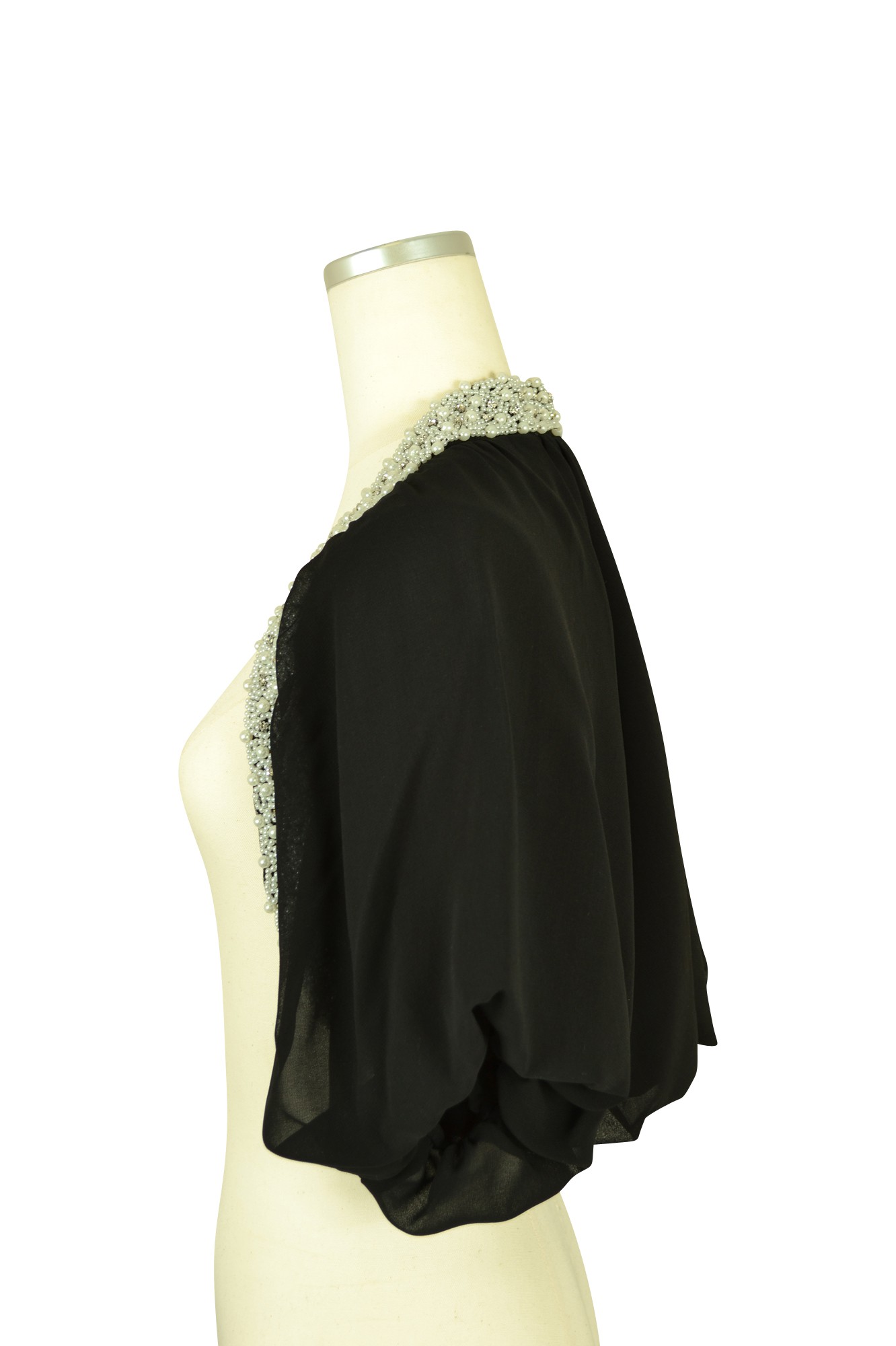 パールビジュブラックボレロ