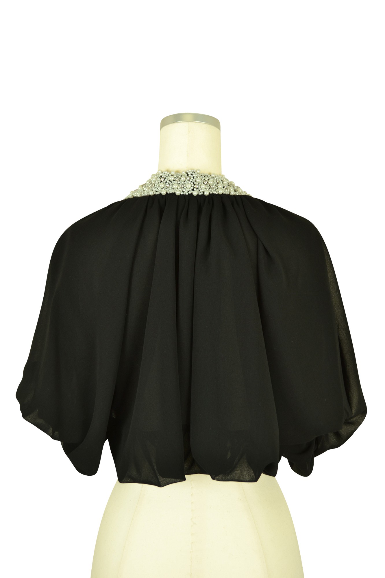 パールビジュブラックボレロ