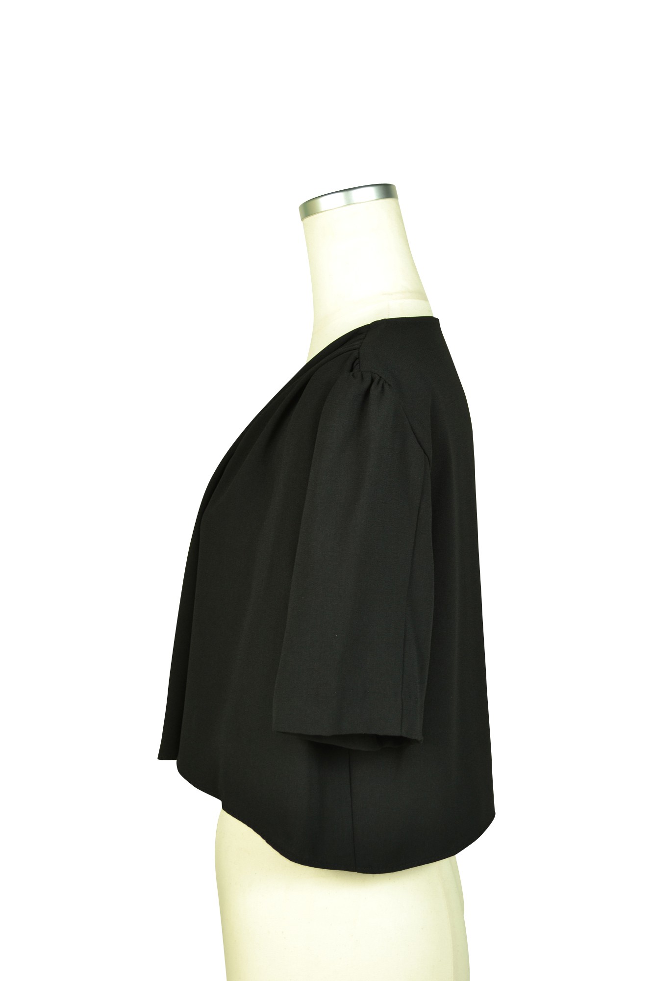 シンプルタックブラックボレロ