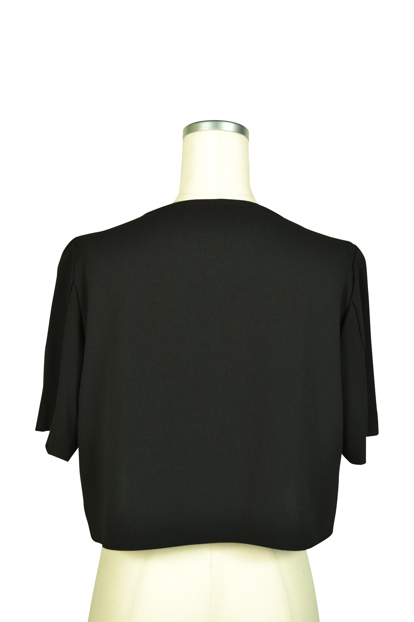 シンプルタックブラックボレロ