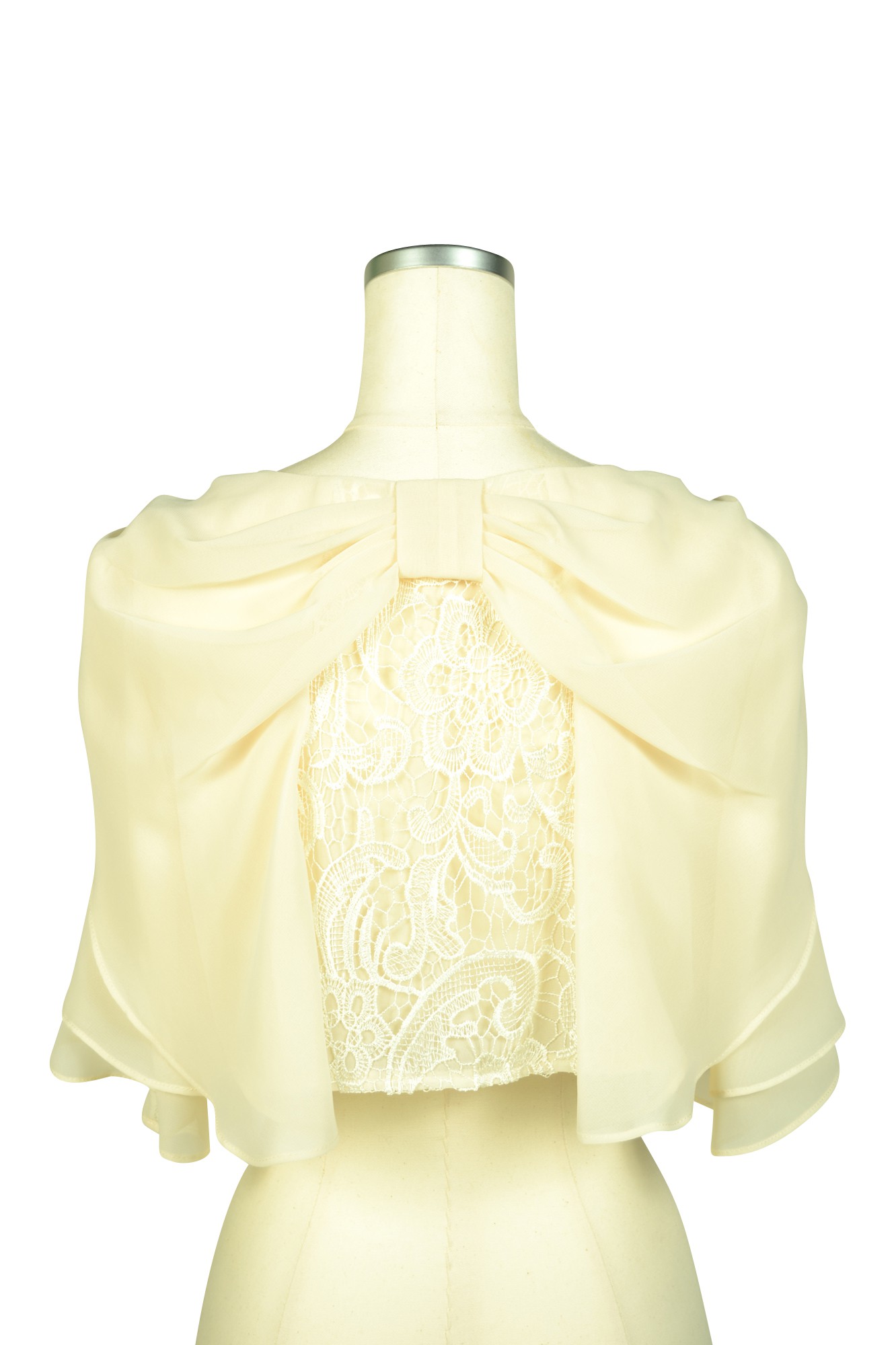 リボン&レースアイボリーボレロ