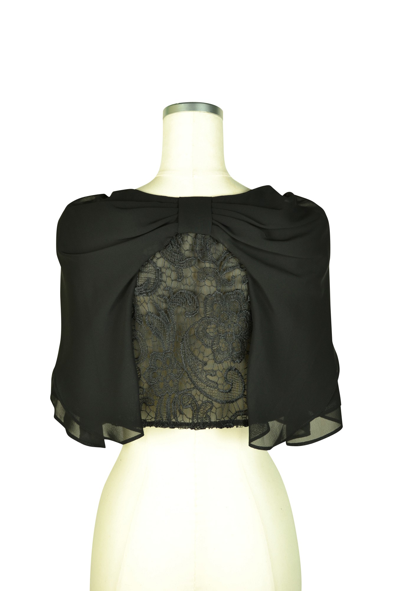 リボン&レースブラックボレロ