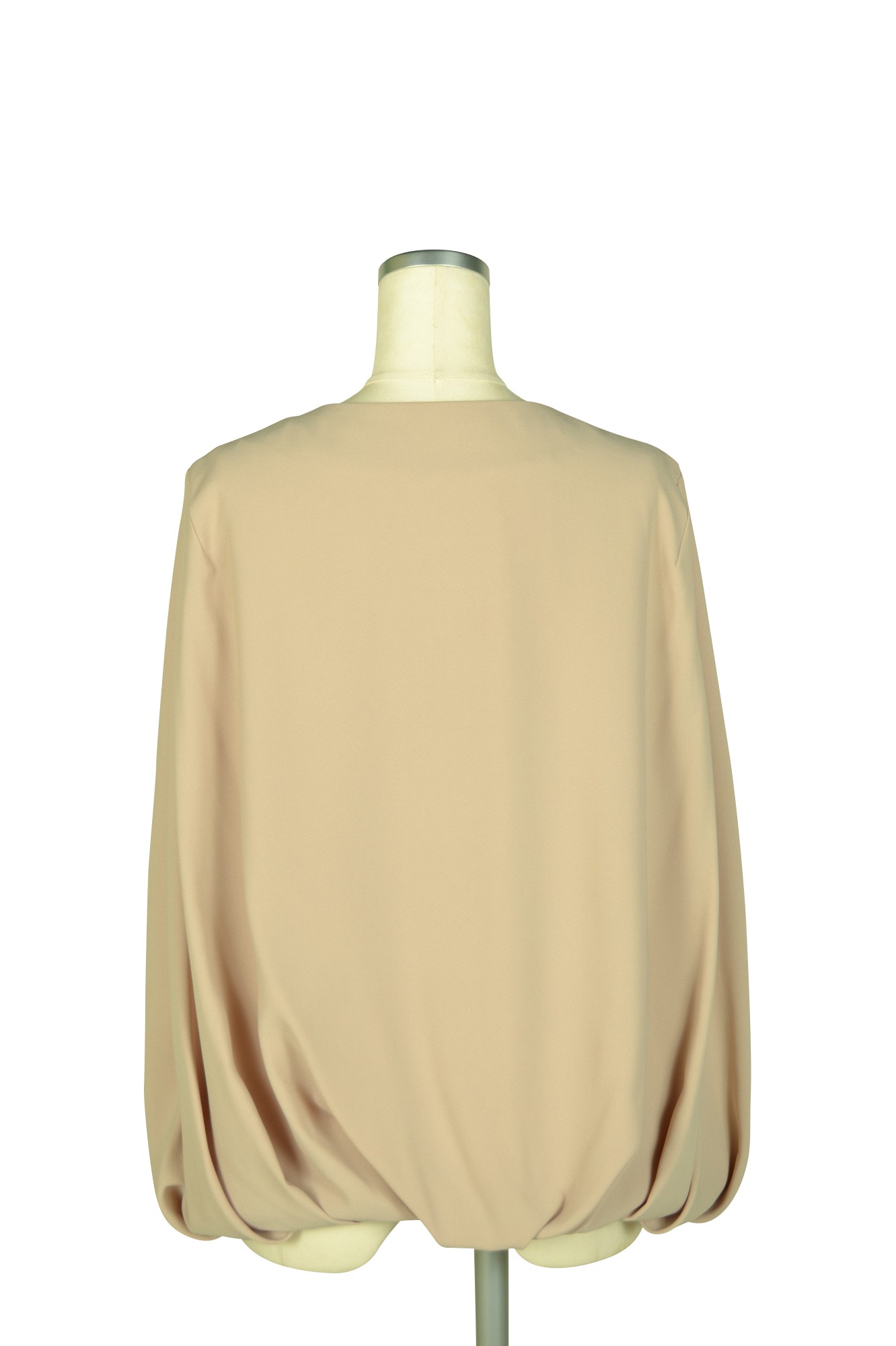 ケープ袖ベージュジャケット