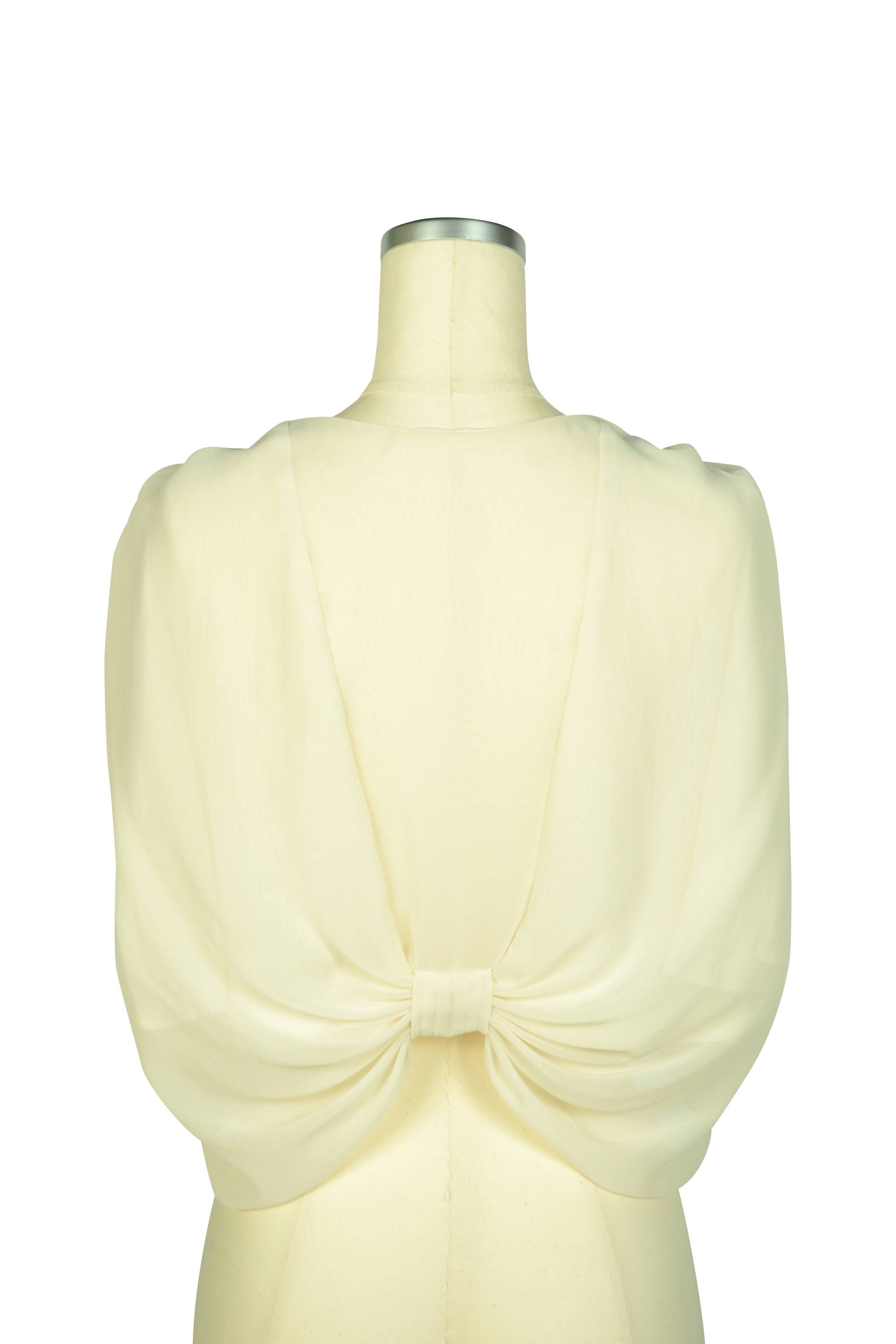 パール付きライトアイボリーボレロ