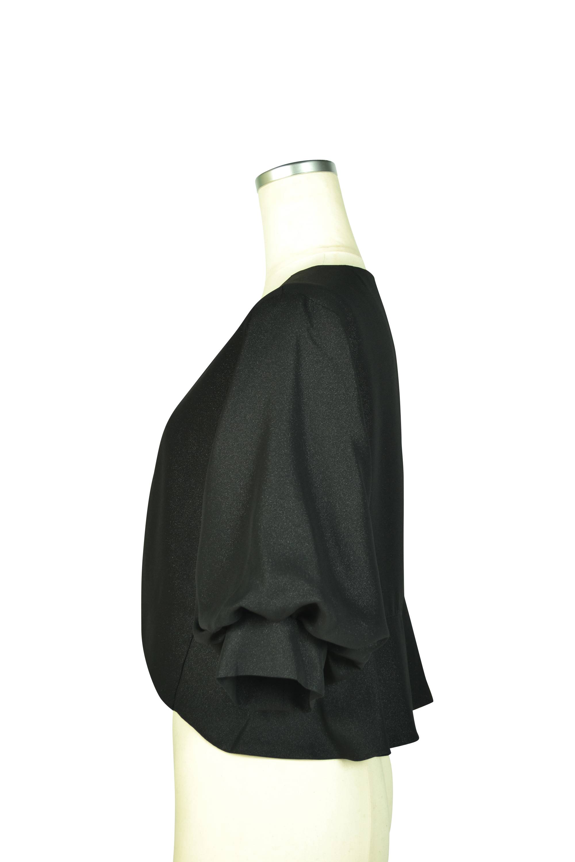 バルーンスリーブブラックボレロ